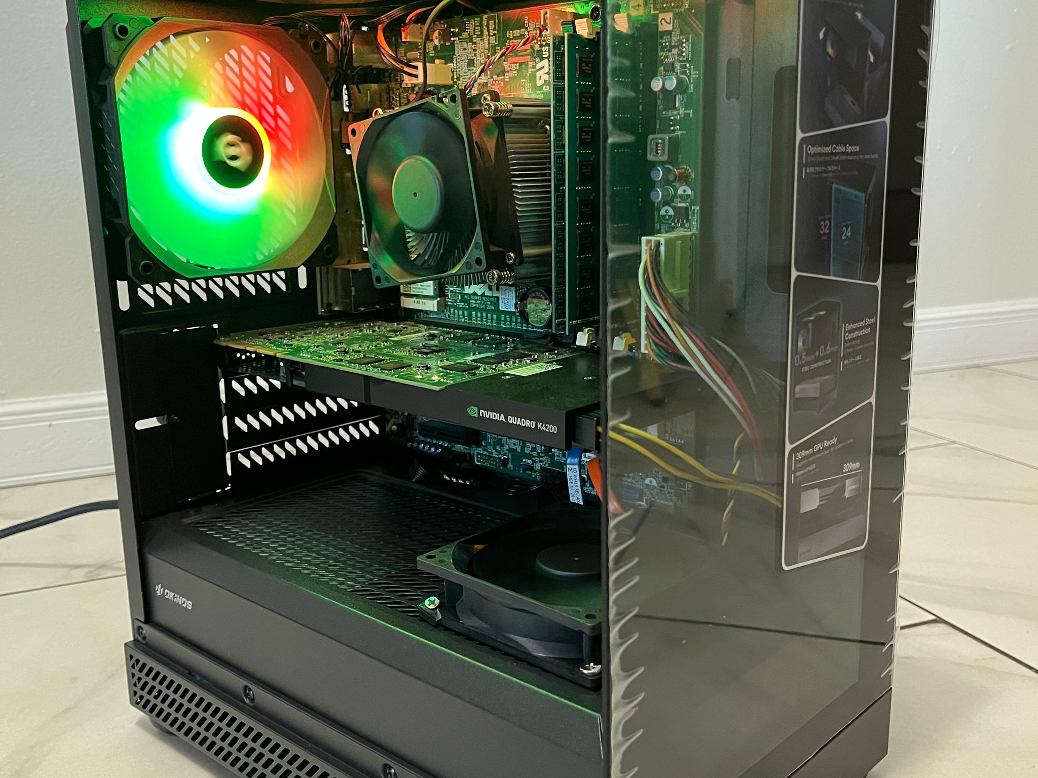Super Budget Gaming PC - Intel i7-4790, NVDIA 4GB GPU, 14GB RAM, 628GB Storage, w/ Wi-Fi & BT