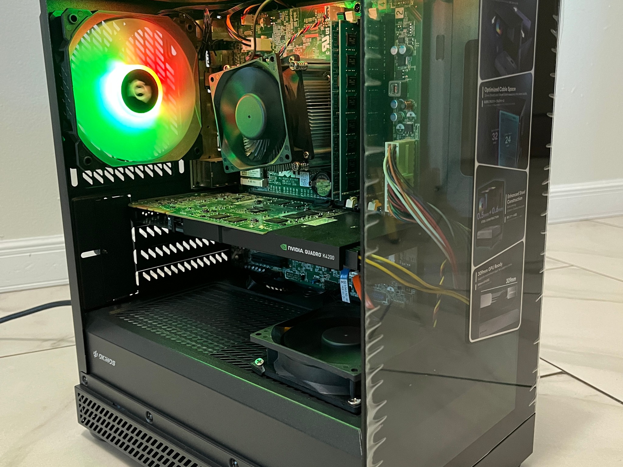 Super Budget Gaming PC - Intel i7-4790, NVDIA 4GB GPU, 14GB RAM, 628GB Storage, w/ Wi-Fi & BT