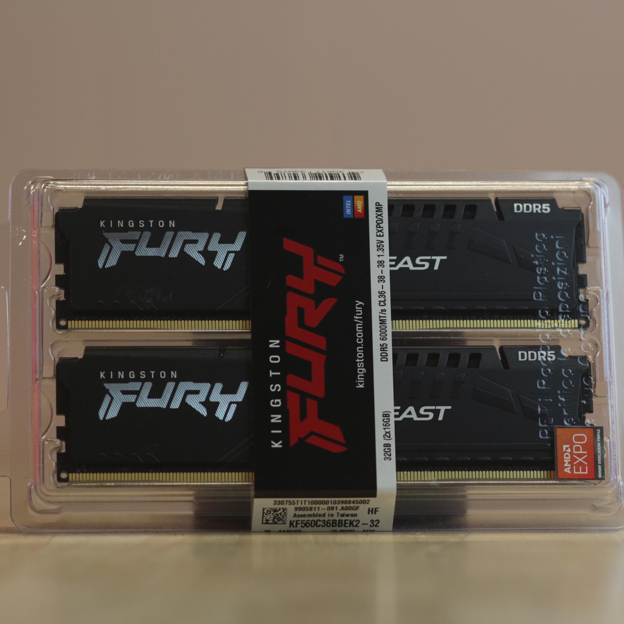 Kingston FURY DDR5 32GB 6000MT/s CL36