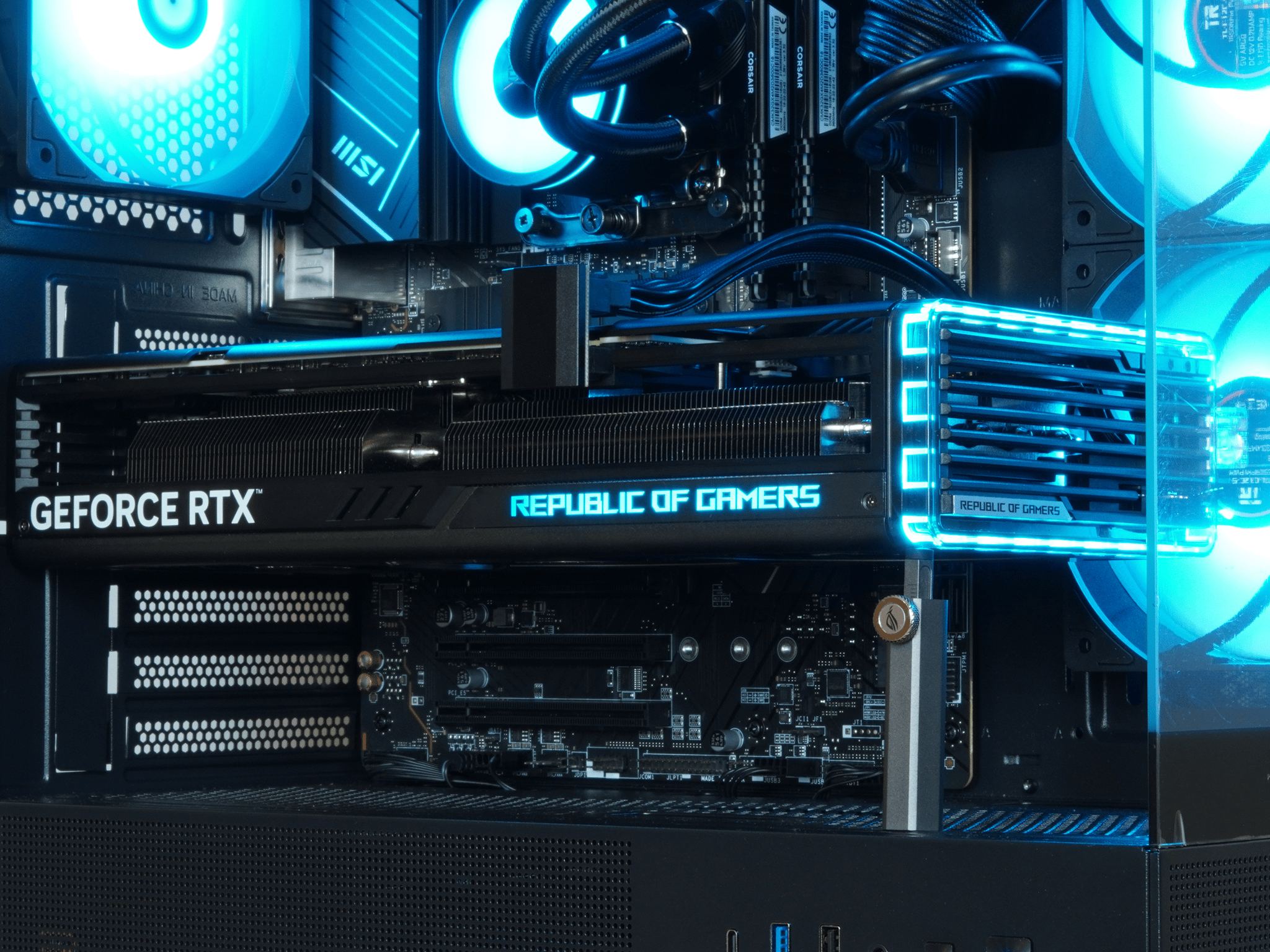 🥏Tron🥏RTX 4070 Ti STRIX, Intel i7 12700K, 2TB M.2 SSD, 32 GB DDR4 |4K GAMING PC|
