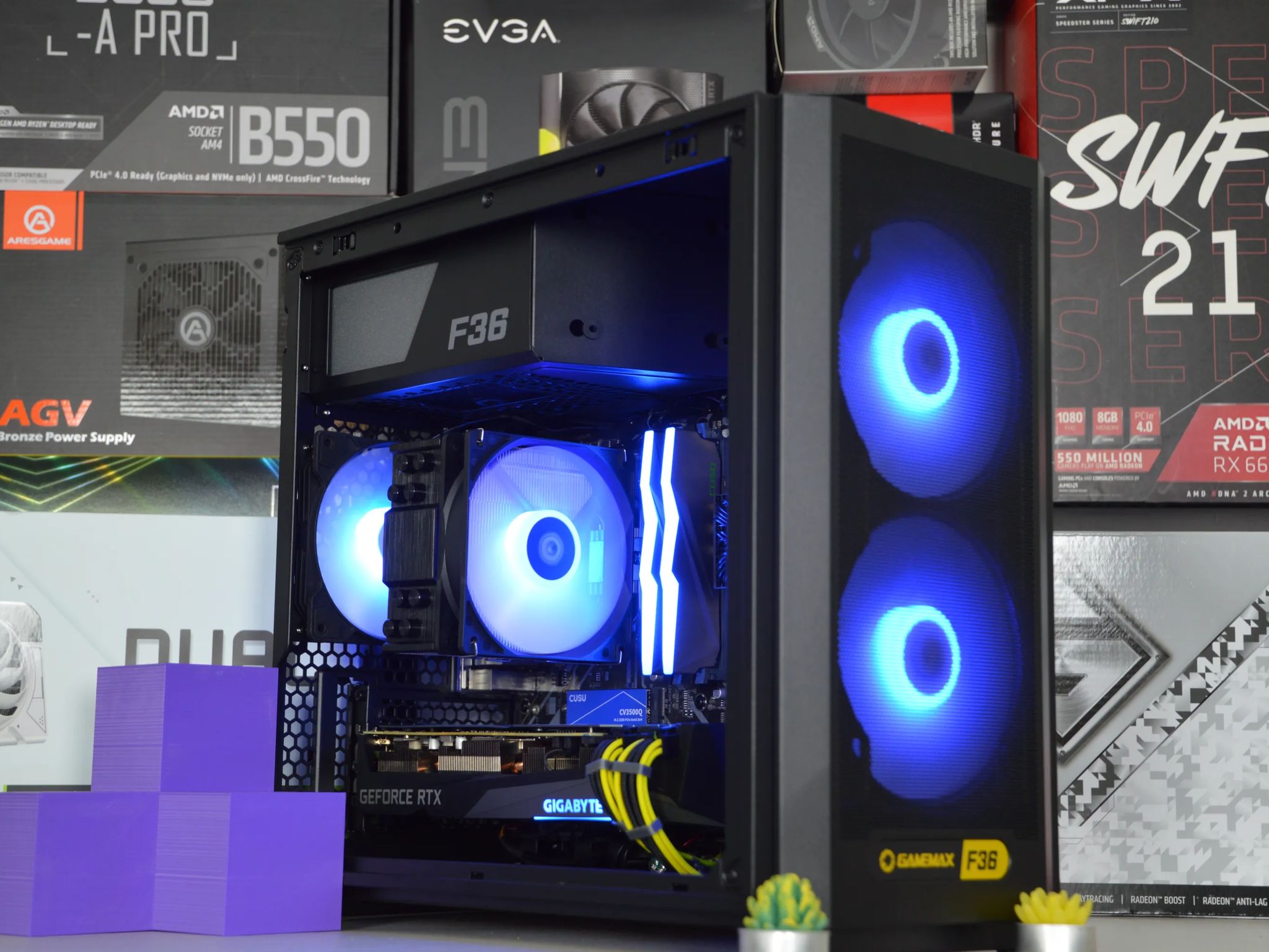 ☀️☀️| RTX 3070 8GB | RYZEN 5 5600X | 16GB DDR4 RGB RAM | 1TB NVME SSD | Solar Flare 2.0 |