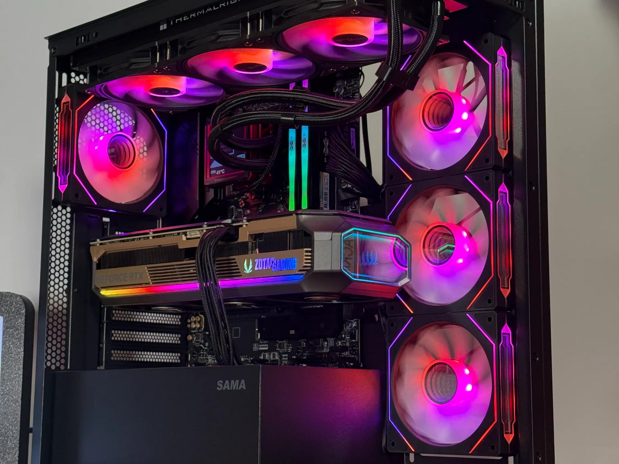 RTX 5090 Flagship Gaming PC 9800x3d 64gb DDR5 4TB NVME SSD
