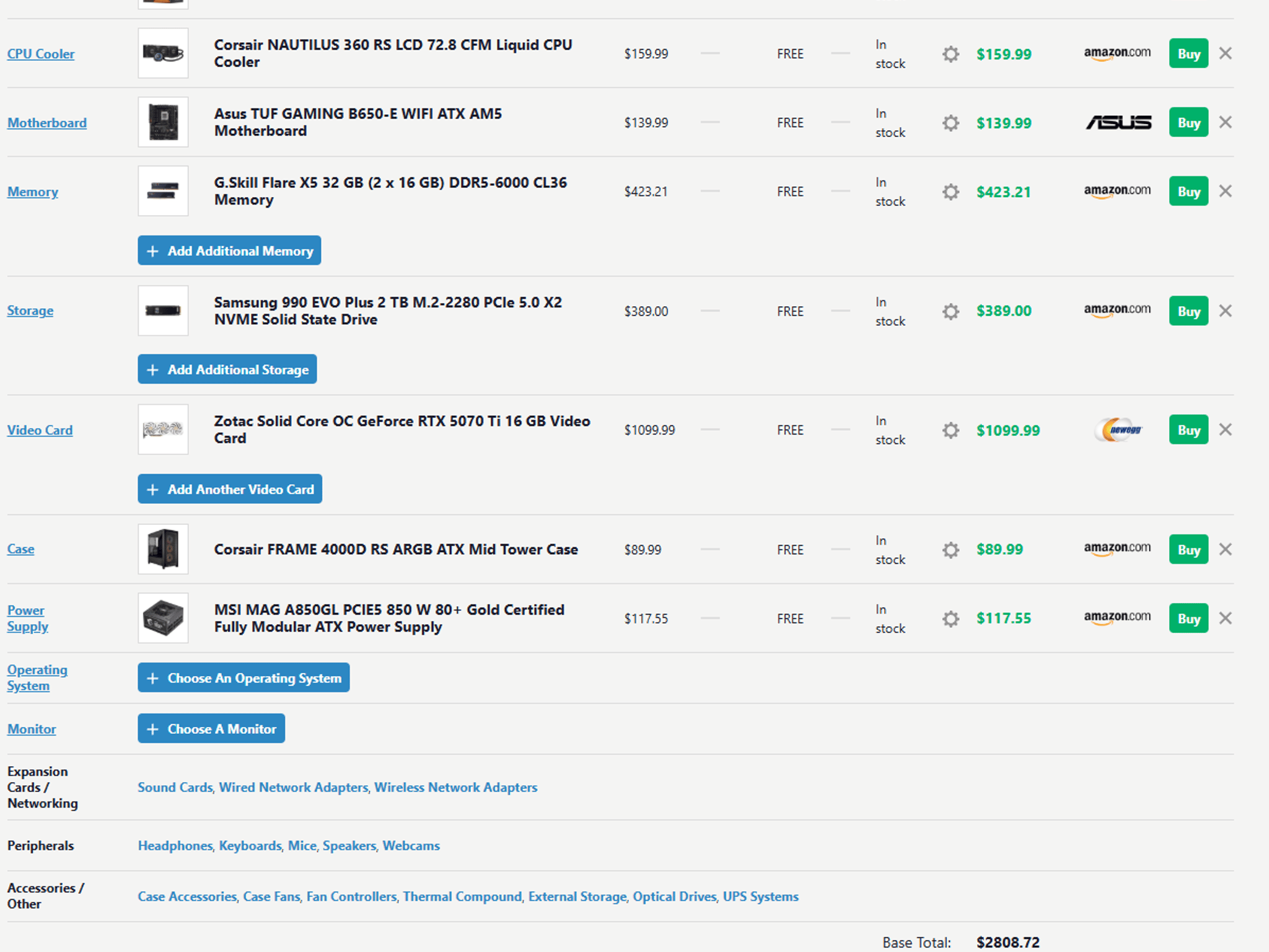RTX 5070 Ti Gaming PC | Ryzen 7 7800X3D | 32GB DDR5 | 2TB NVMe | Under 1 Year Old