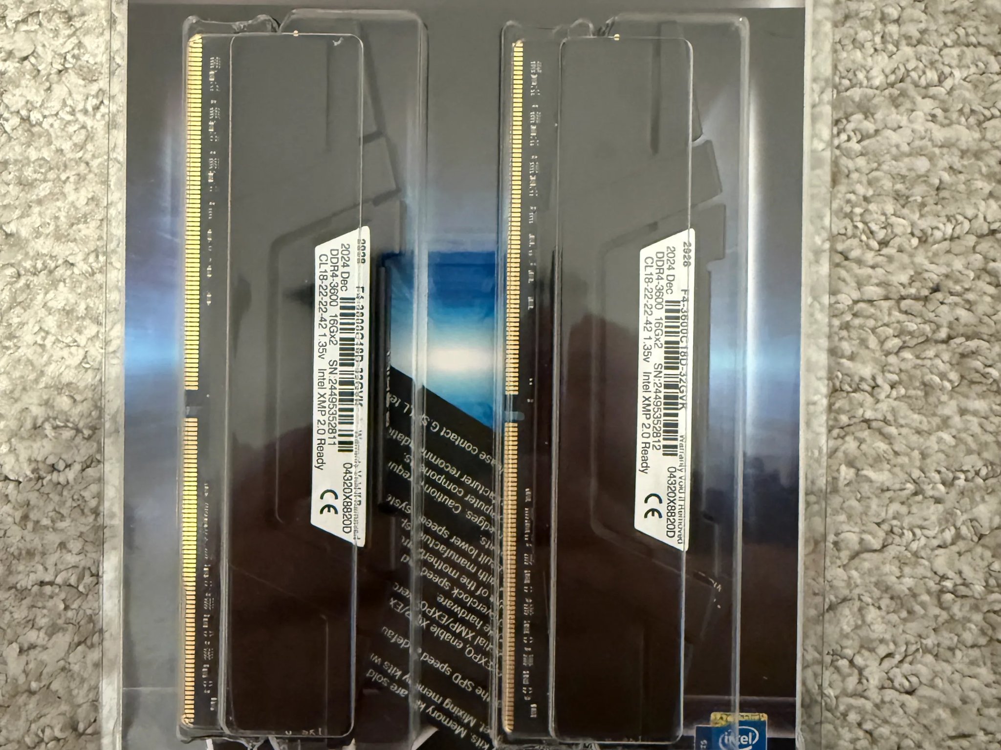 G.SKILL Ripjaws V Series 32GB (2 x 16GB) 288-Pin PC RAM DDR4 3600 (PC4 28800) Desktop Memory