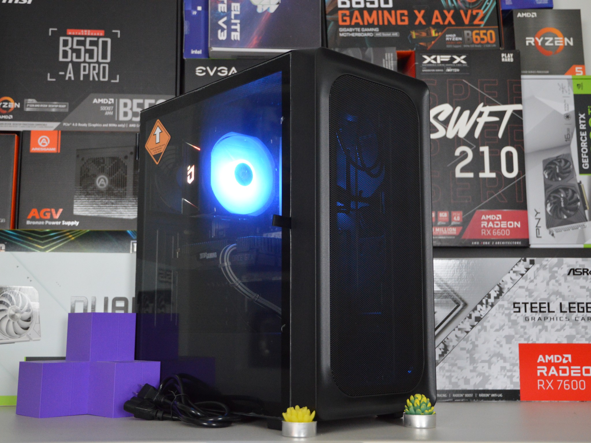 ⚪🐍| GTX 1660 Ti 6GB | RYZEN 5 3600 | 16GB DDR4 RAM | 1TB NVME SSD | Silver Serpent 2.0 |