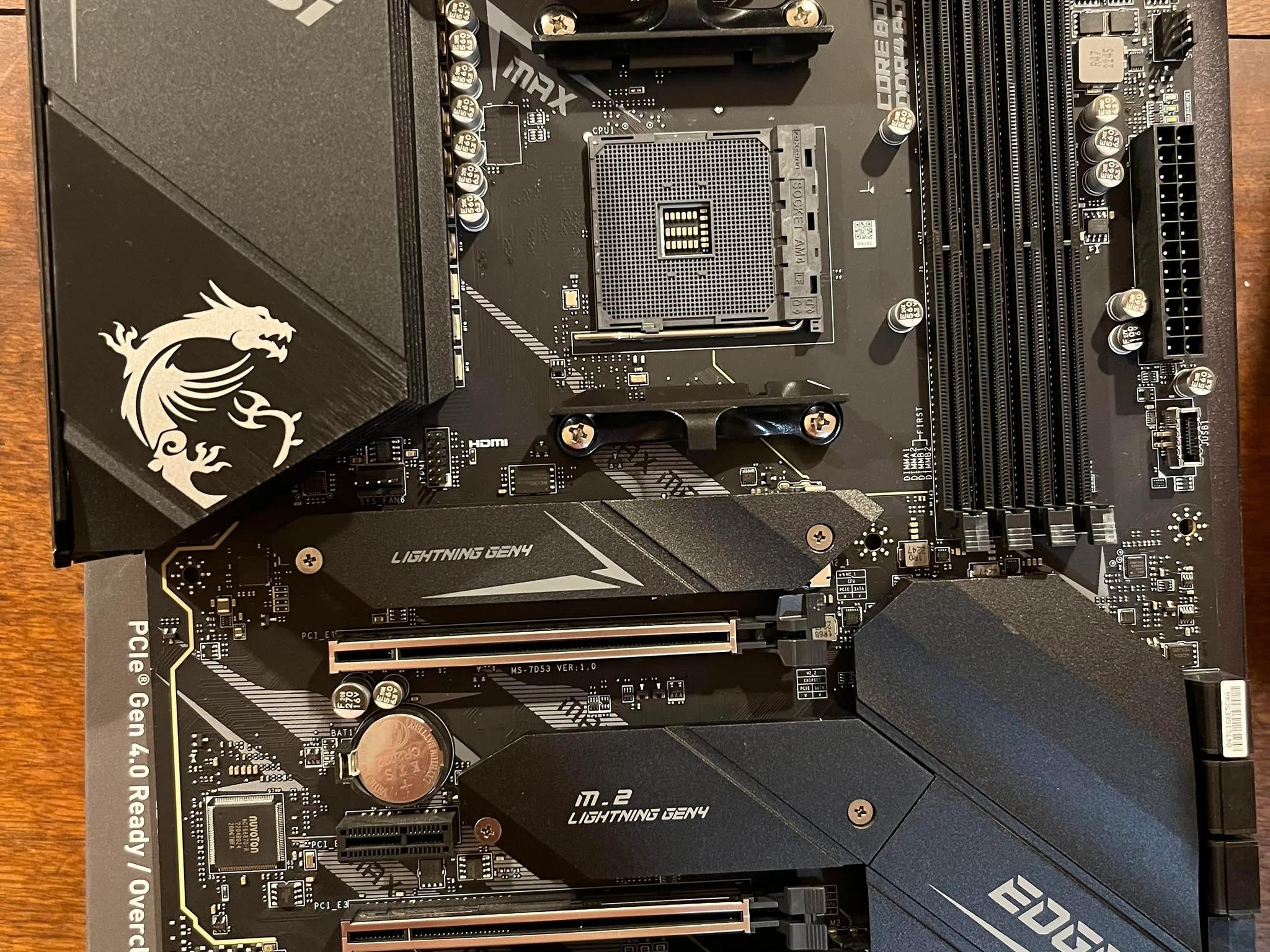 MSI MAG X570S w/ included RAM