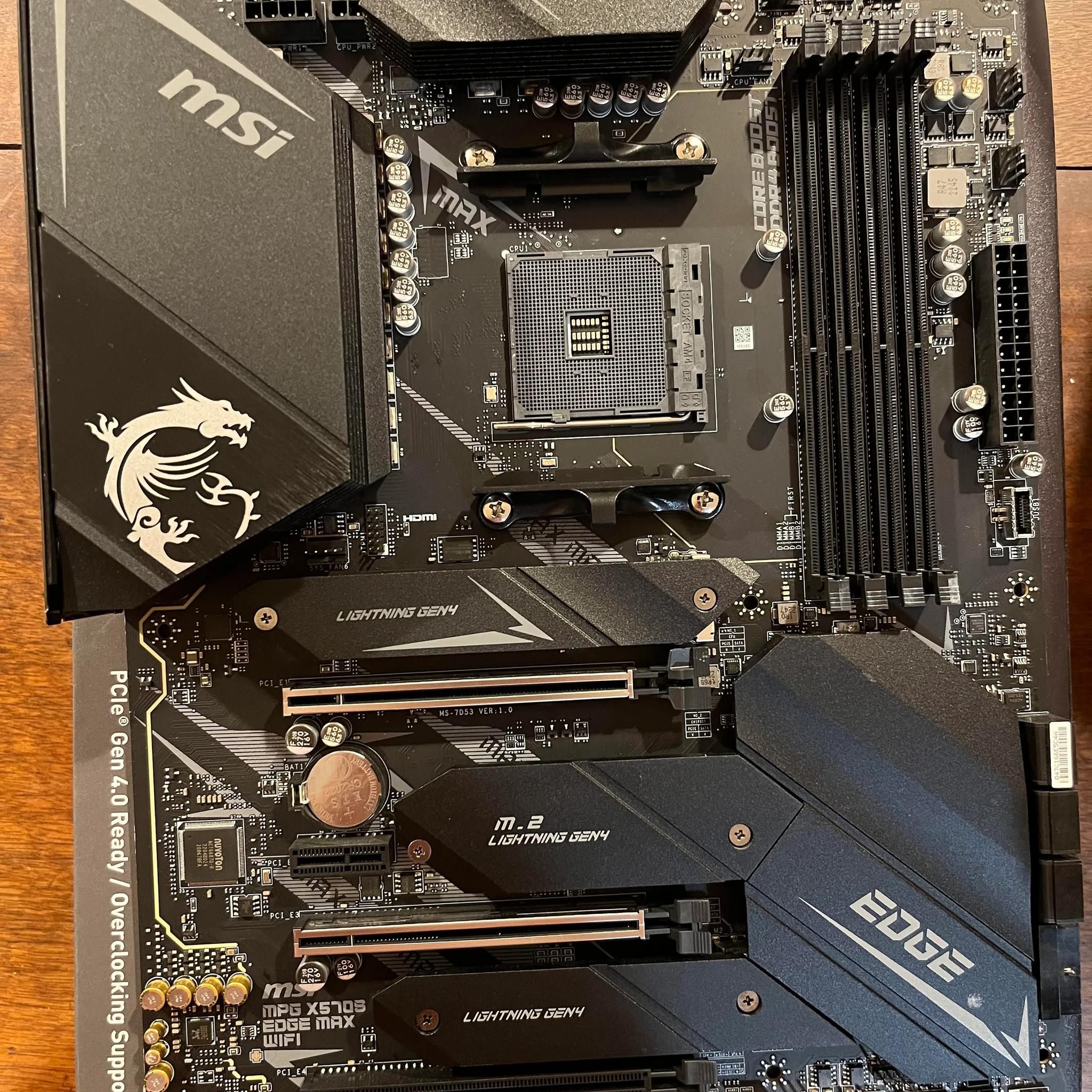 MSI MAG X570S w/ included RAM