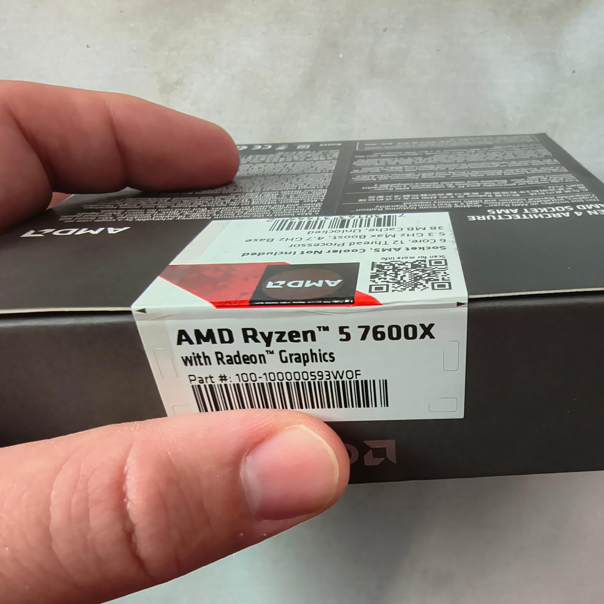 AMD Ryzen 5 7600X - New in Box