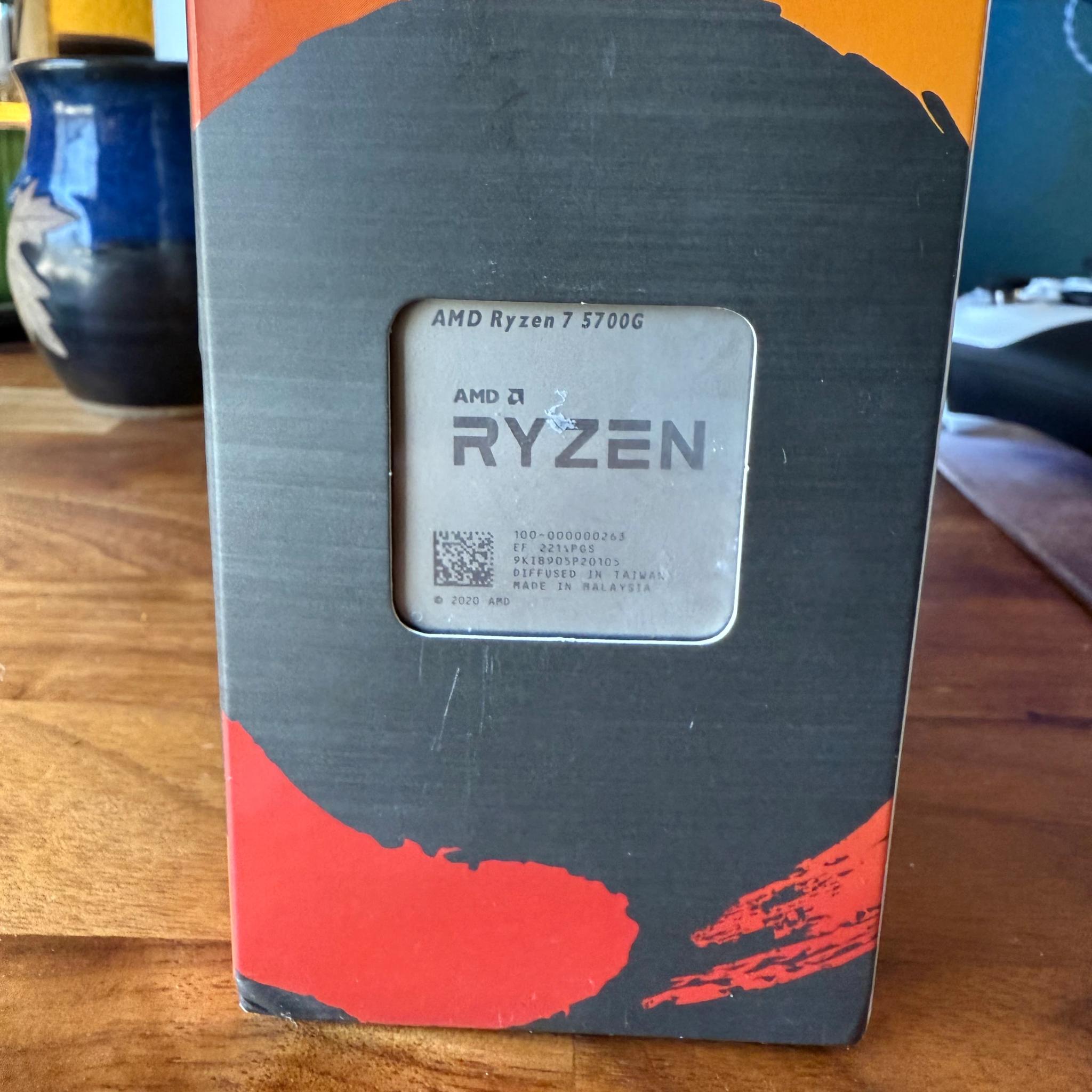 AMD Ryzen 7 5700G - 8-Core / 16-Thread APU (Great Condition)