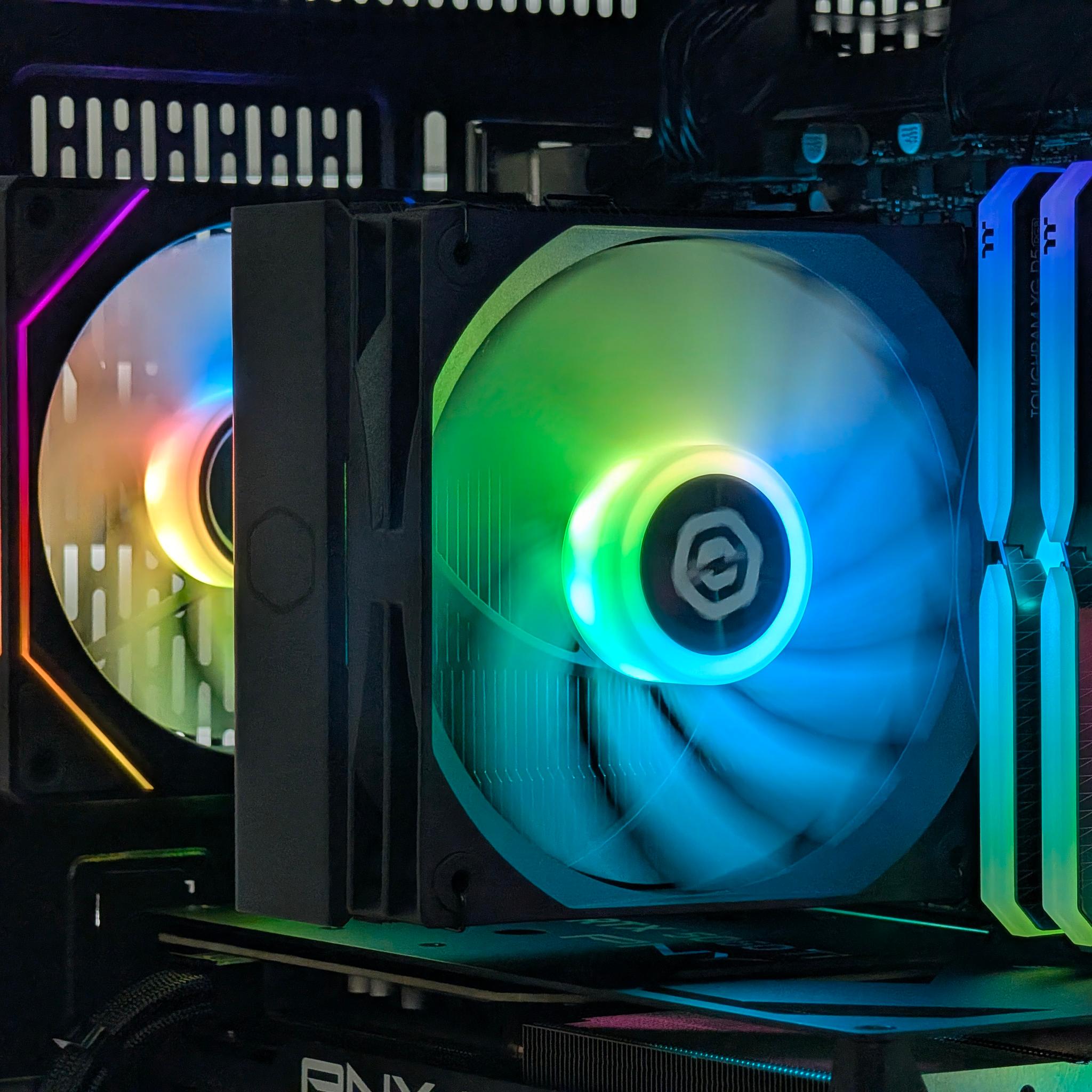 🌈🖤Intel i7-14700F | RTX 5060 Ti 16GB | 32GB DDR5 | Gaming PC🖤🌈