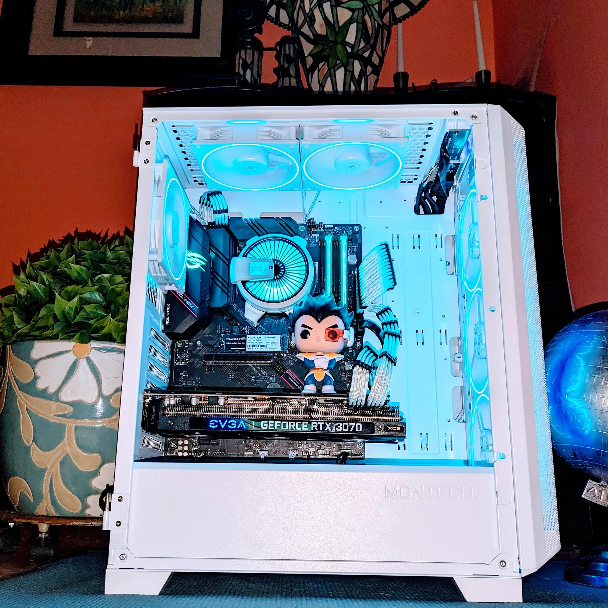 ⚪️1080p-1440p Gaming PC💥|RTX 3070| Ryzen 5| 16GB DDR4 RAM| 1TB NVMe SSD| Windows 11
