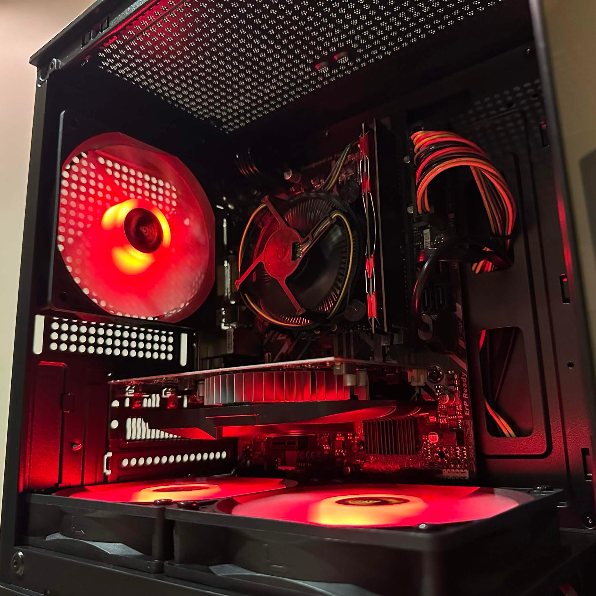 Starter Gaming PC - Intel Core i5-6400 | ASUS NVIDIA GTX 1050 Ti | 8GB RAM | 443GB SSD | Win11