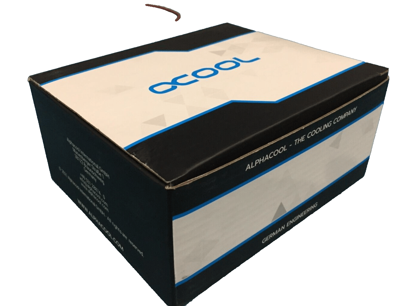 Alphacool 45 Degree Rotatable Angled Fitting G1/4 Black 10-Pack 17246