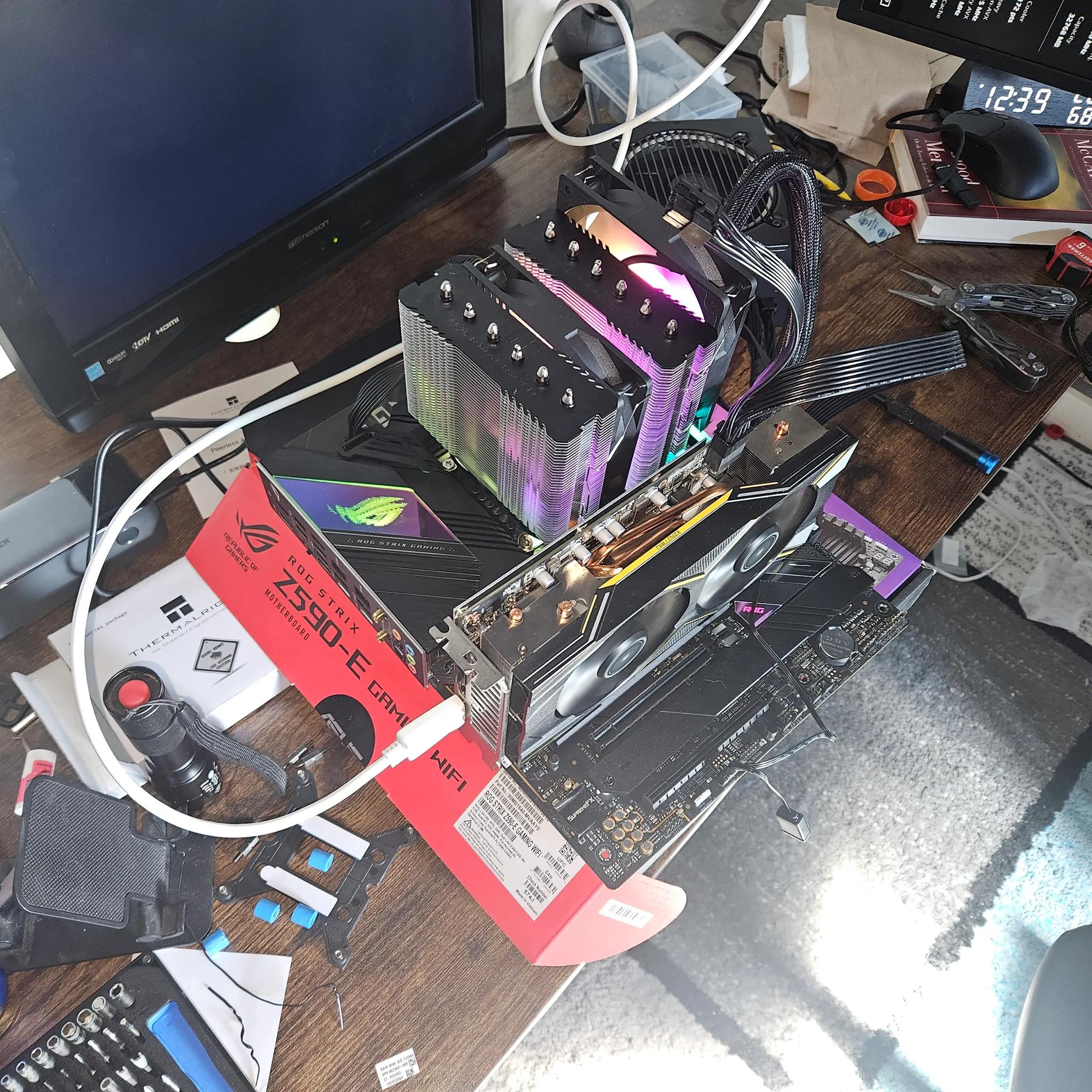 ROG z590-E + 10700kf + T-Force 3600mhz 2x16gb ram combo!