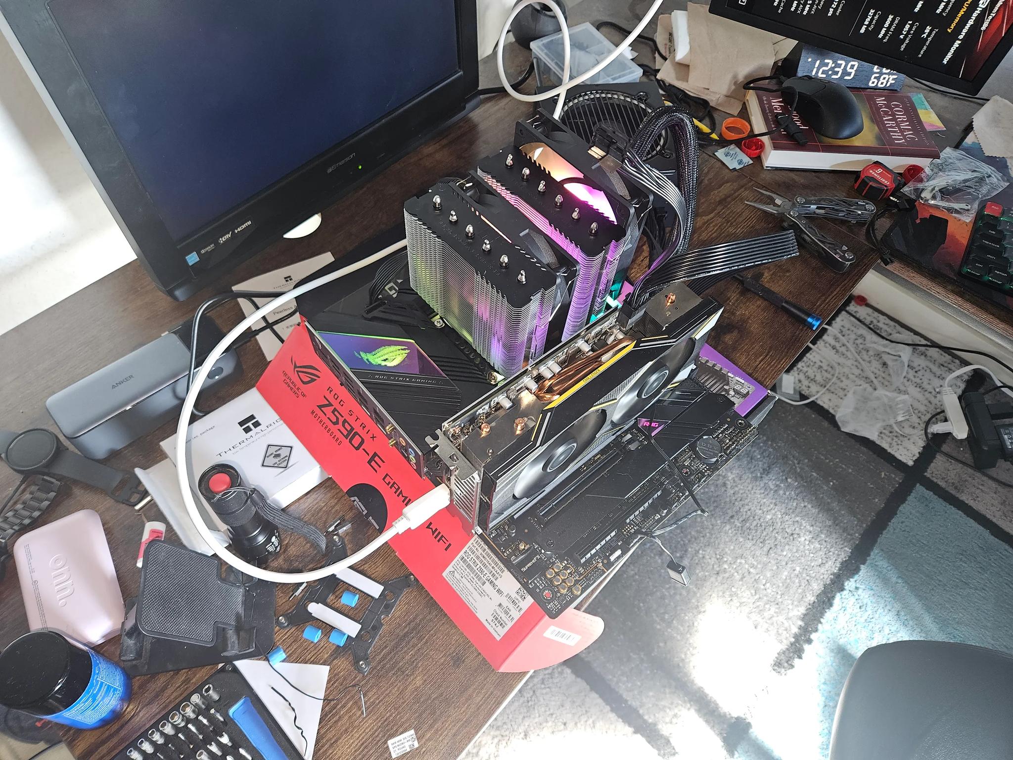 ROG z590-E + 10700kf + T-Force 3600mhz 2x16gb ram combo!