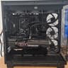 Black NZXT PC Case with Tempered Glass w/ 4 Fans