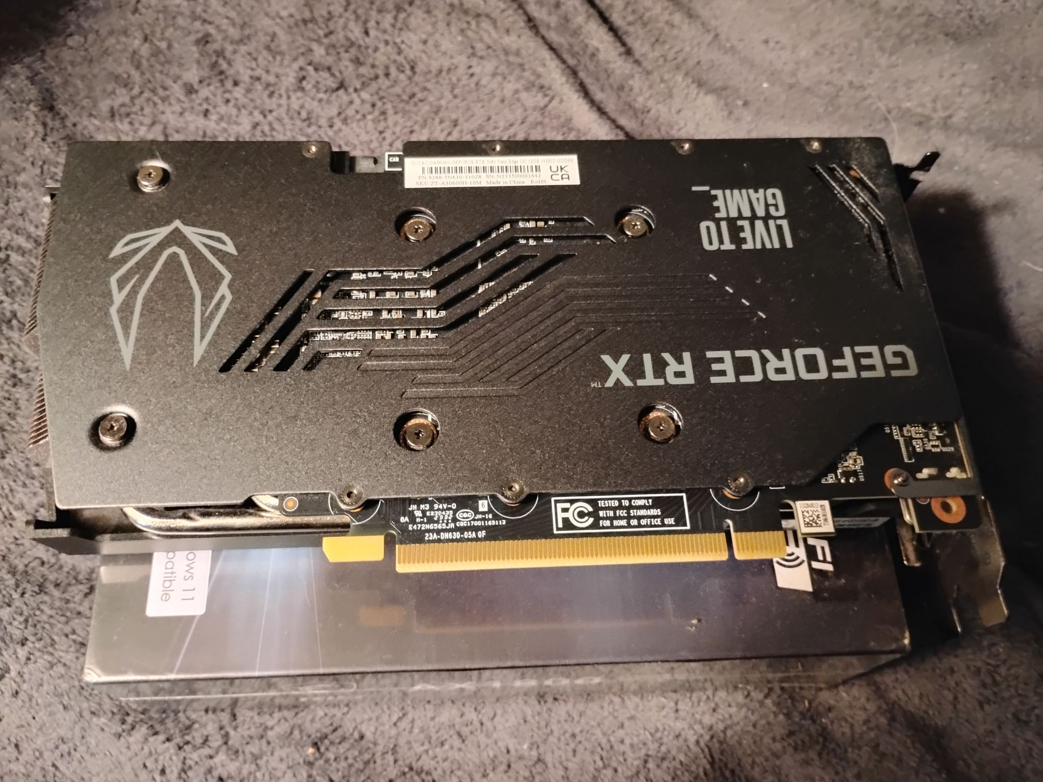 ZOTAC GAMING Twin Edge OC GeForce RTX 3060 12GB