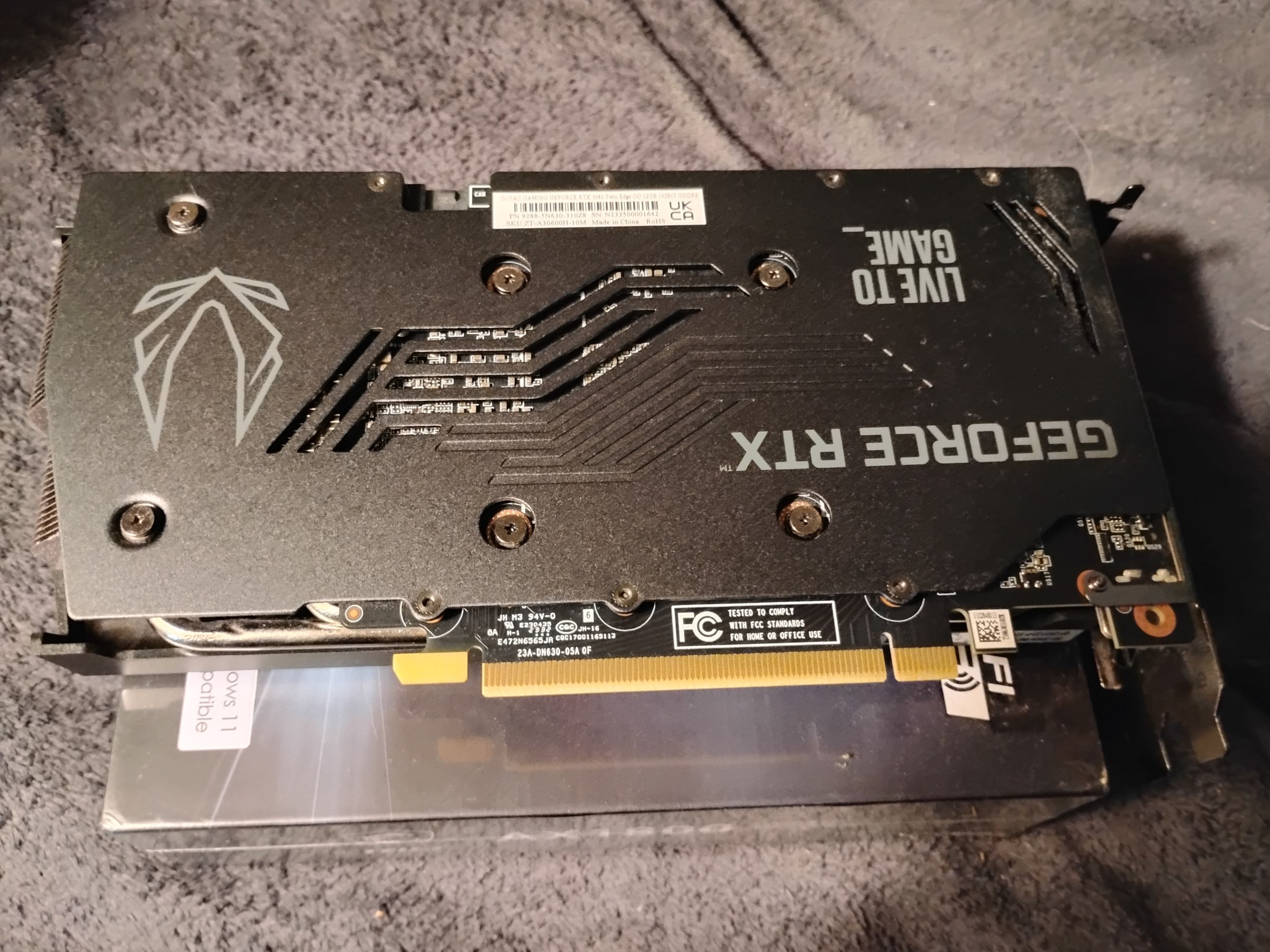ZOTAC GAMING Twin Edge OC GeForce RTX 3060 12GB