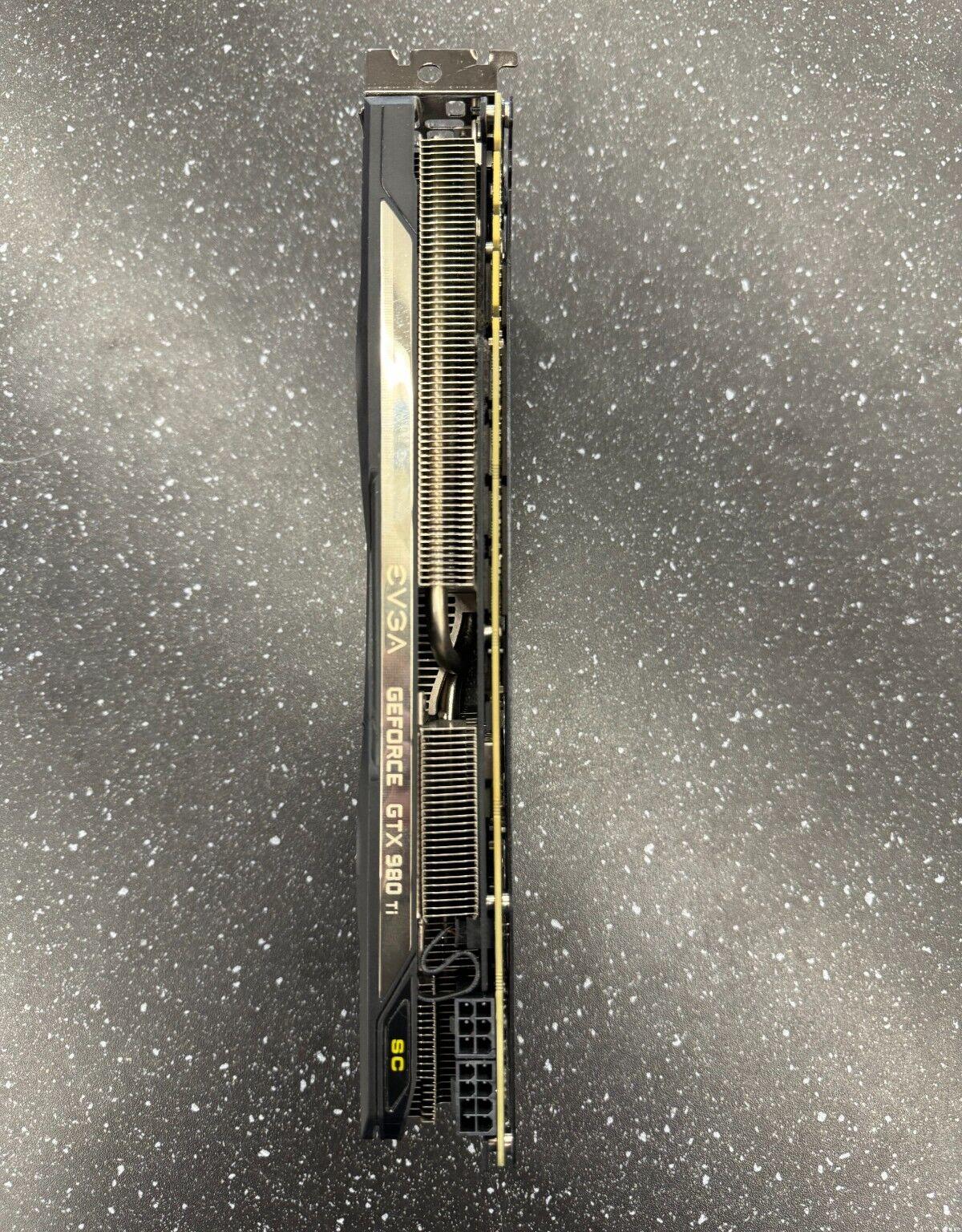 EVGA GeForce GTX 980 Ti SC 6GB GDDR5 Graphics Card - DisplayPort, HDMI, DVI