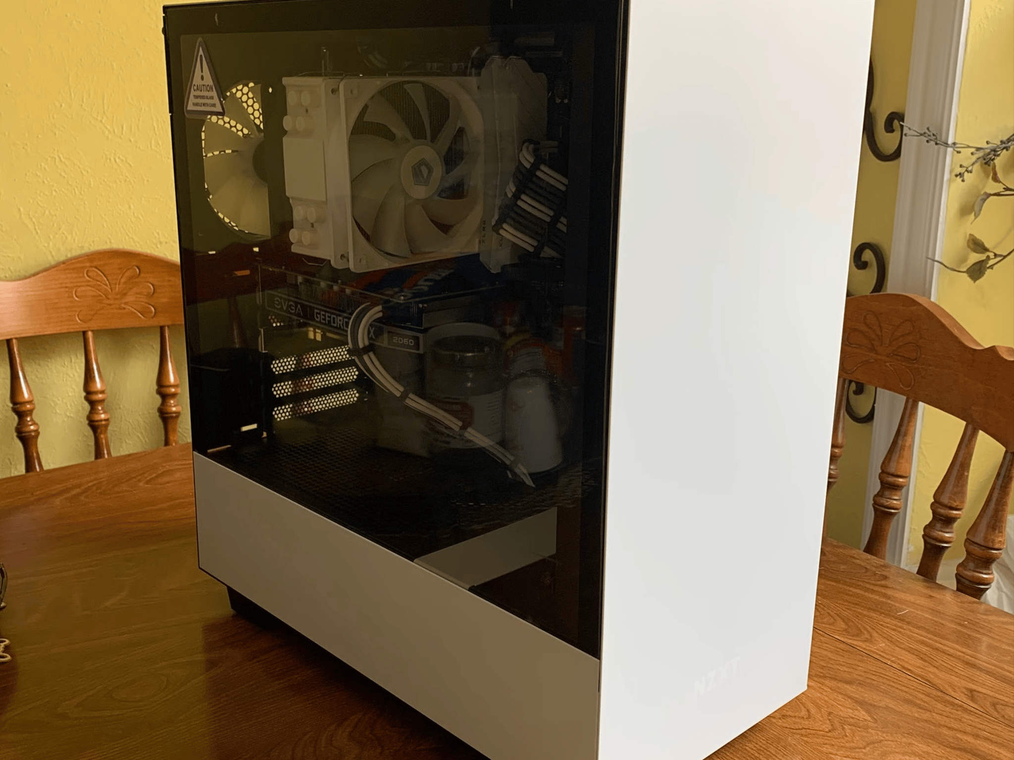 🔥 clean capable gaming/streaming/editing pc (clean argb white aesthetics built w/new parts) 🔥
