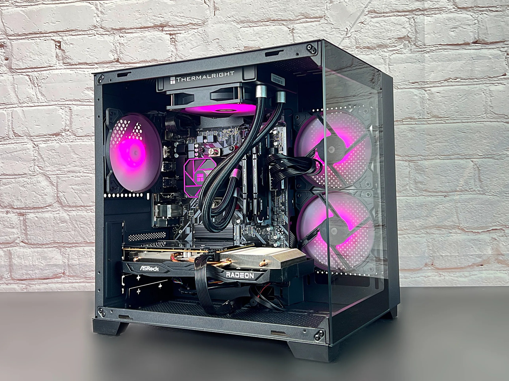 Liquid Cooled Ryzen 5 3600 RX 6600 16GB RAM 1TB M.2 Gaming/Streaming PC