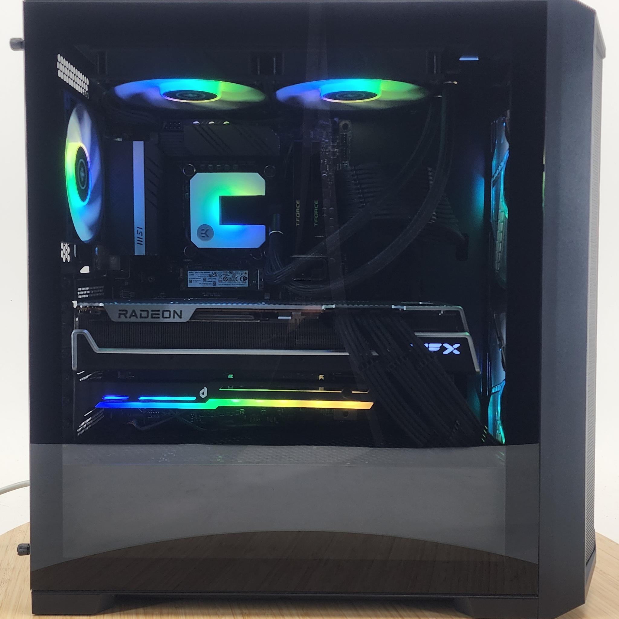 Gaming PC i9-14900K 32GB RAM 1TB SSD RX 7900 XTX 24GB Windows 11 Computer