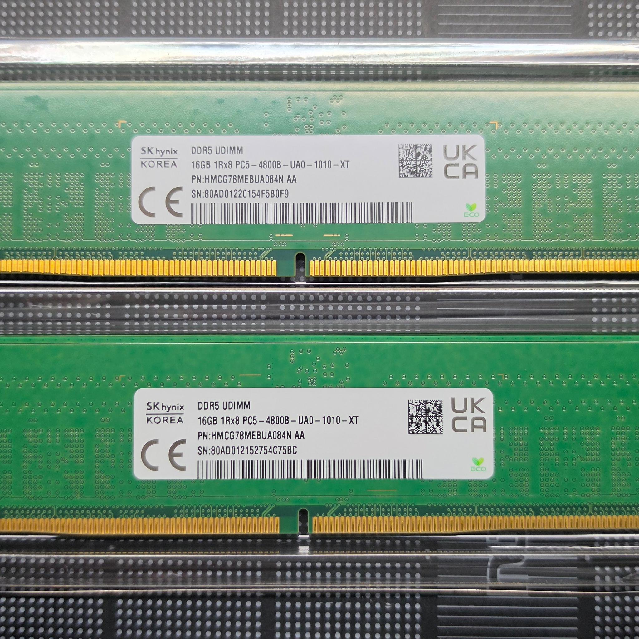 SK Hynix 2x16GB DDR5-4800 SDRAM U-DIMM