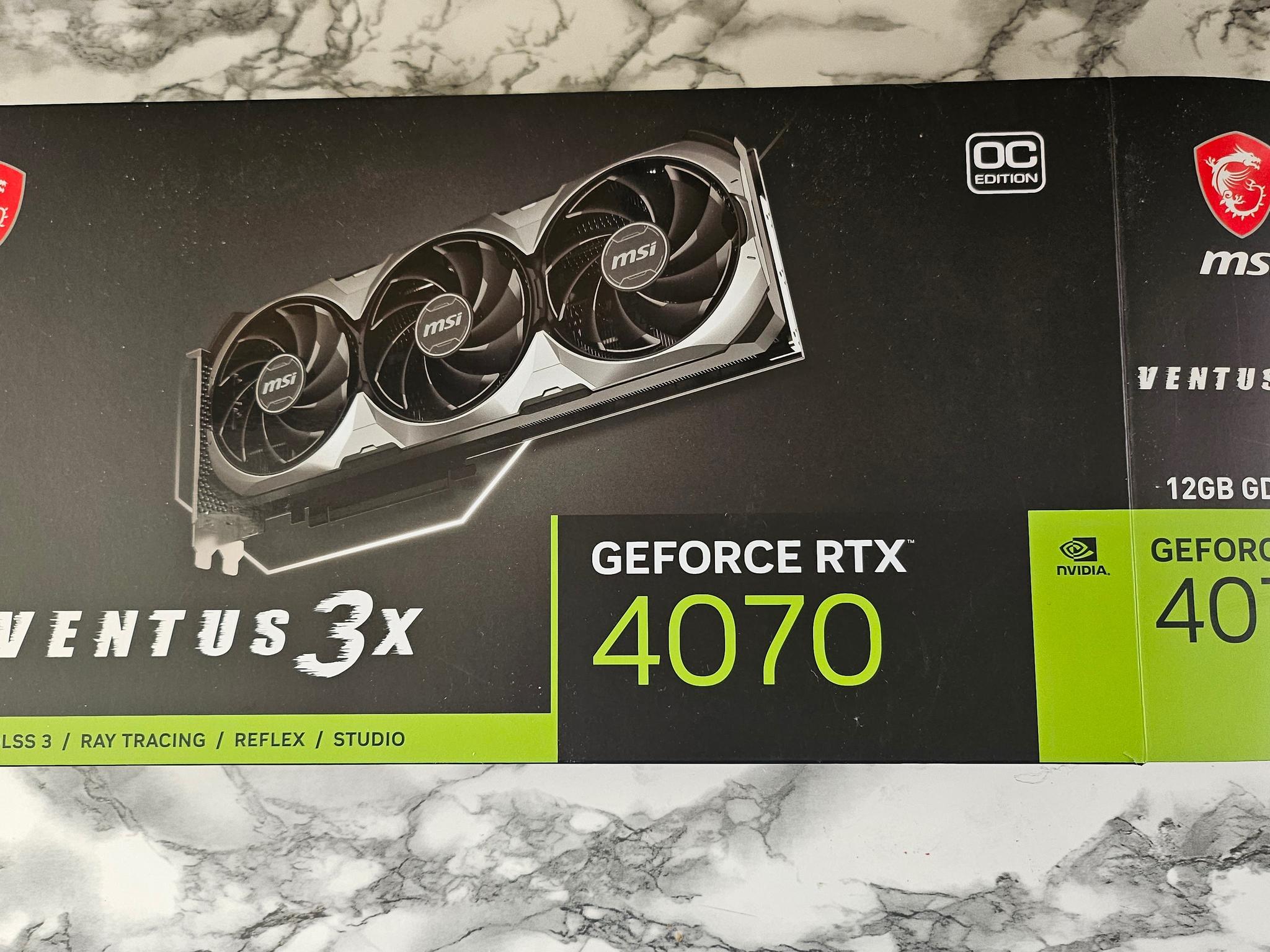 MSI GeForce RTX 4070 VENTUS 3X OC