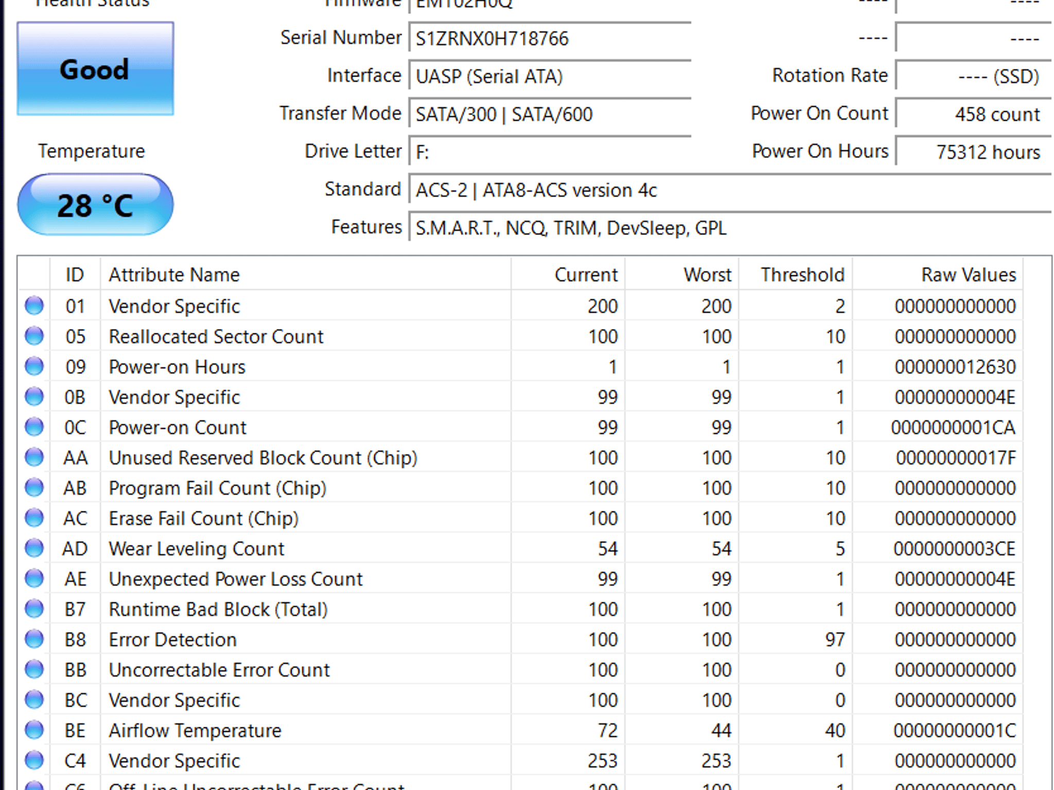 Samsung 128GB SSD