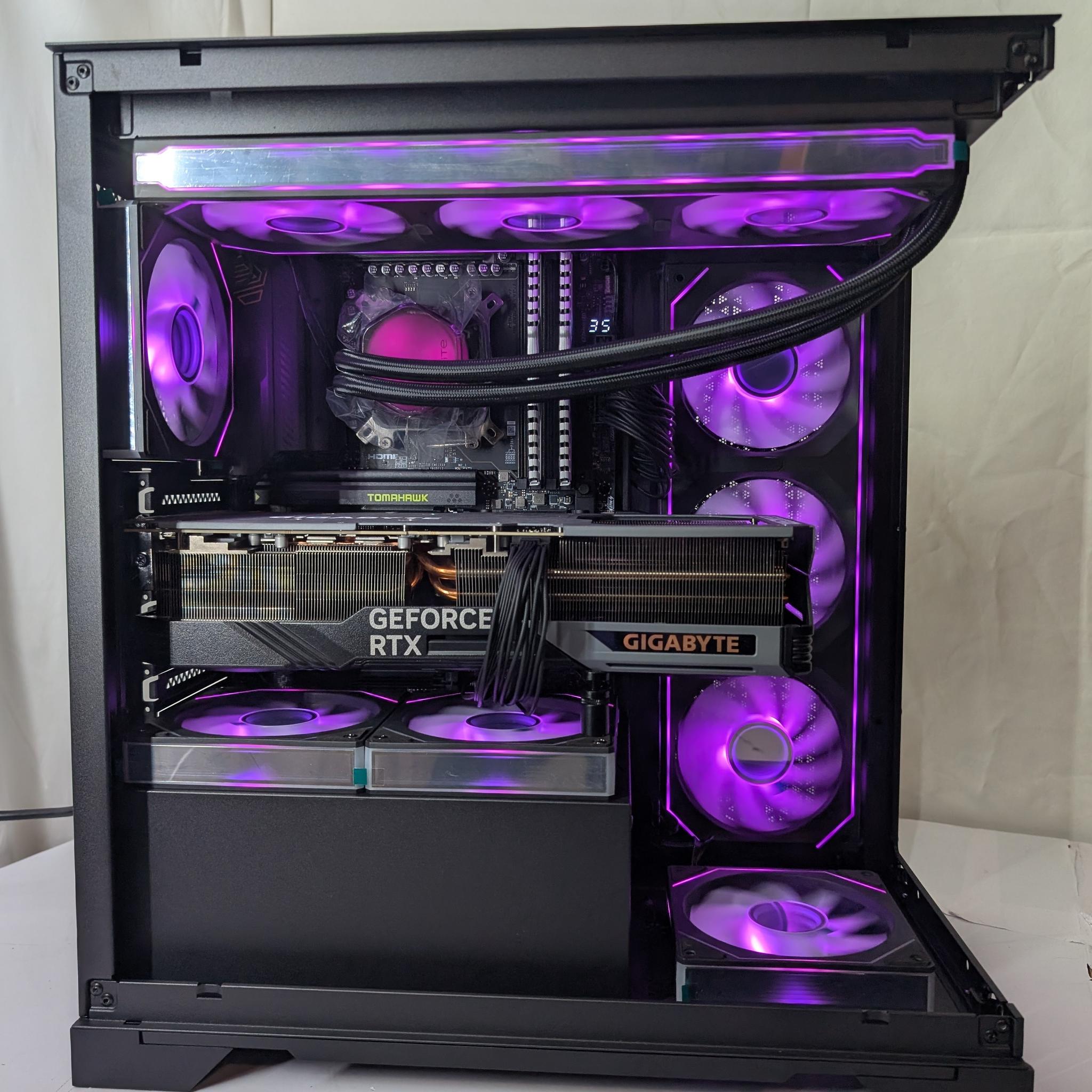 RTX 4080 | RYZEN 7 9800X3D | 32GB DDR5 | 2TB NVME | 850W PSU | 360MM AIO