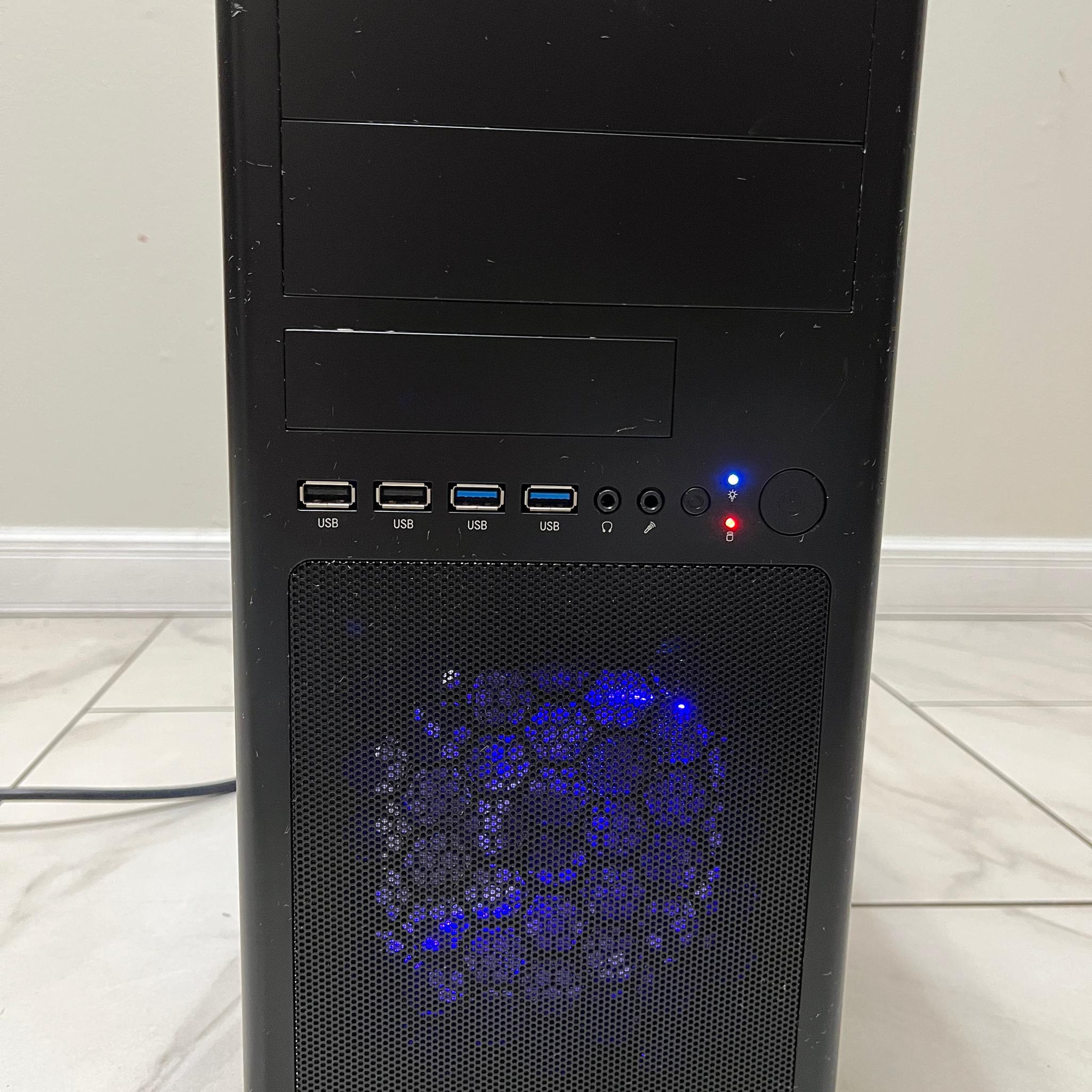 NVIDIA RTX 3060 Ti, Intel Core i5-9400f, 16GB RAM, 500GB SSD - Sleeper Gaming PC w/ Wi-Fi & BT