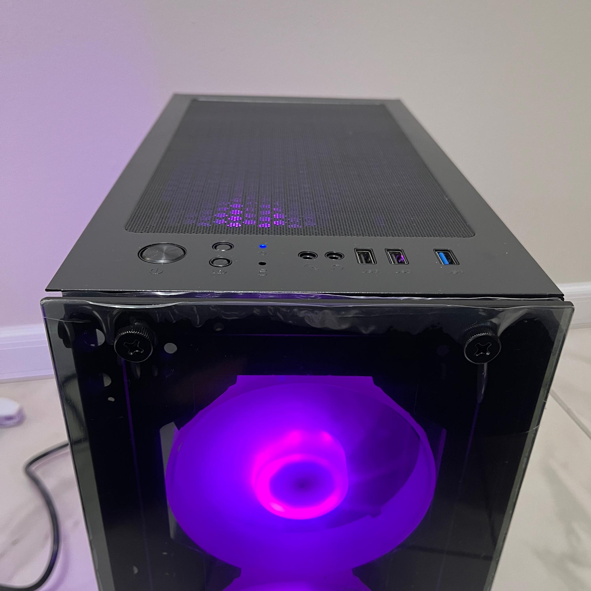NVIDIA RTX 2060, Intel i5-6600, 12GB RAM, 870 GB Storage, RGB Gaming PC w/ RGB Remote & Wi-Fi