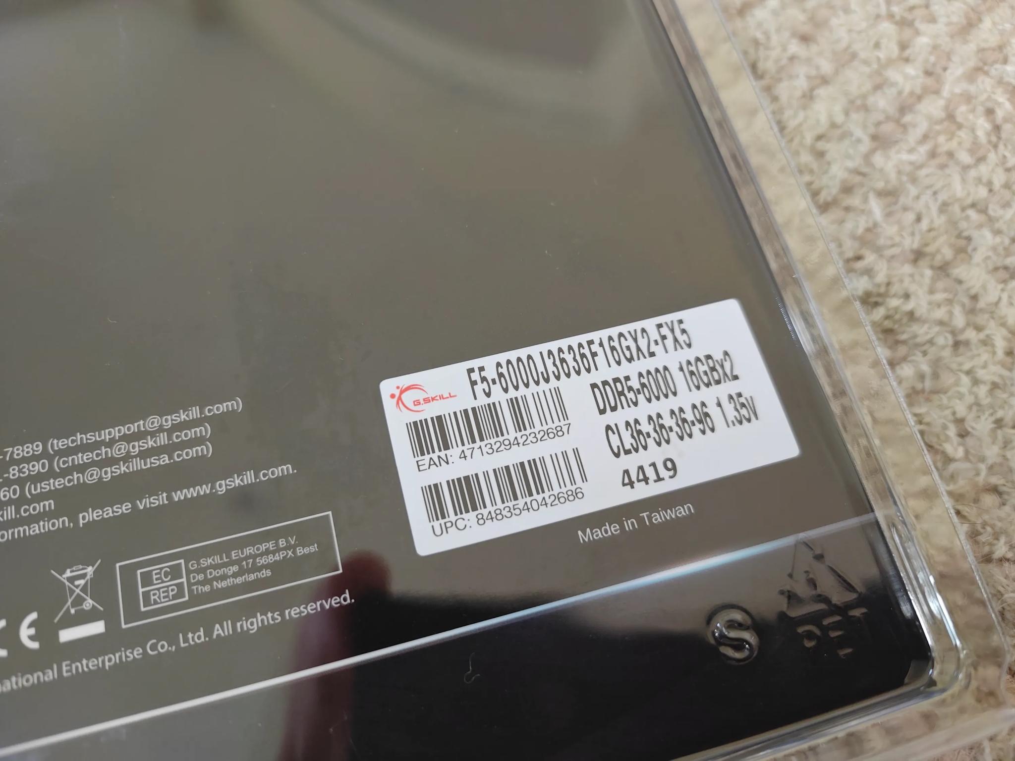 G.SKILL Flare X5 Series 32GB (2x16GB) DDR5 6000MHz CL36 RAM F5-6000J3636F16GX2-FX5