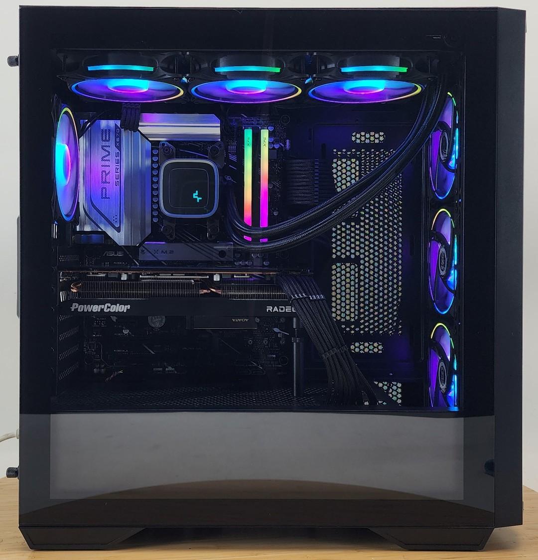 Gaming PC Ryzen 9 7900X 32GB RAM 1TB SSD RX 7800 XT 16GB Windows 11 PC