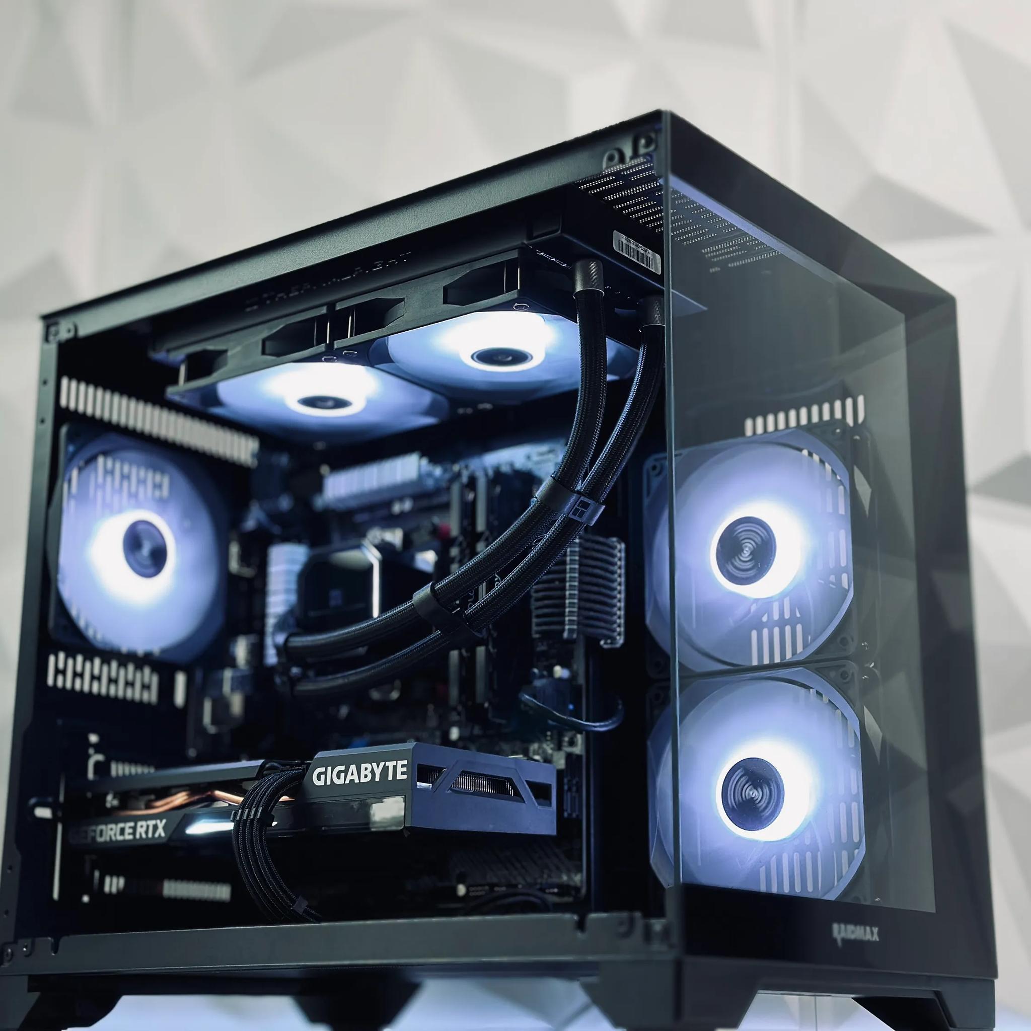 🫧📍Liquid Cooled Gaming PC↔️Nvidia RTX 3060 12GB↔️AMD Ryzen 5 5500 6 core↔️16GB DDR4 ↔️ 500GB SSD