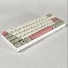 Pink White and Gray Mechanical Wireless Keyboard