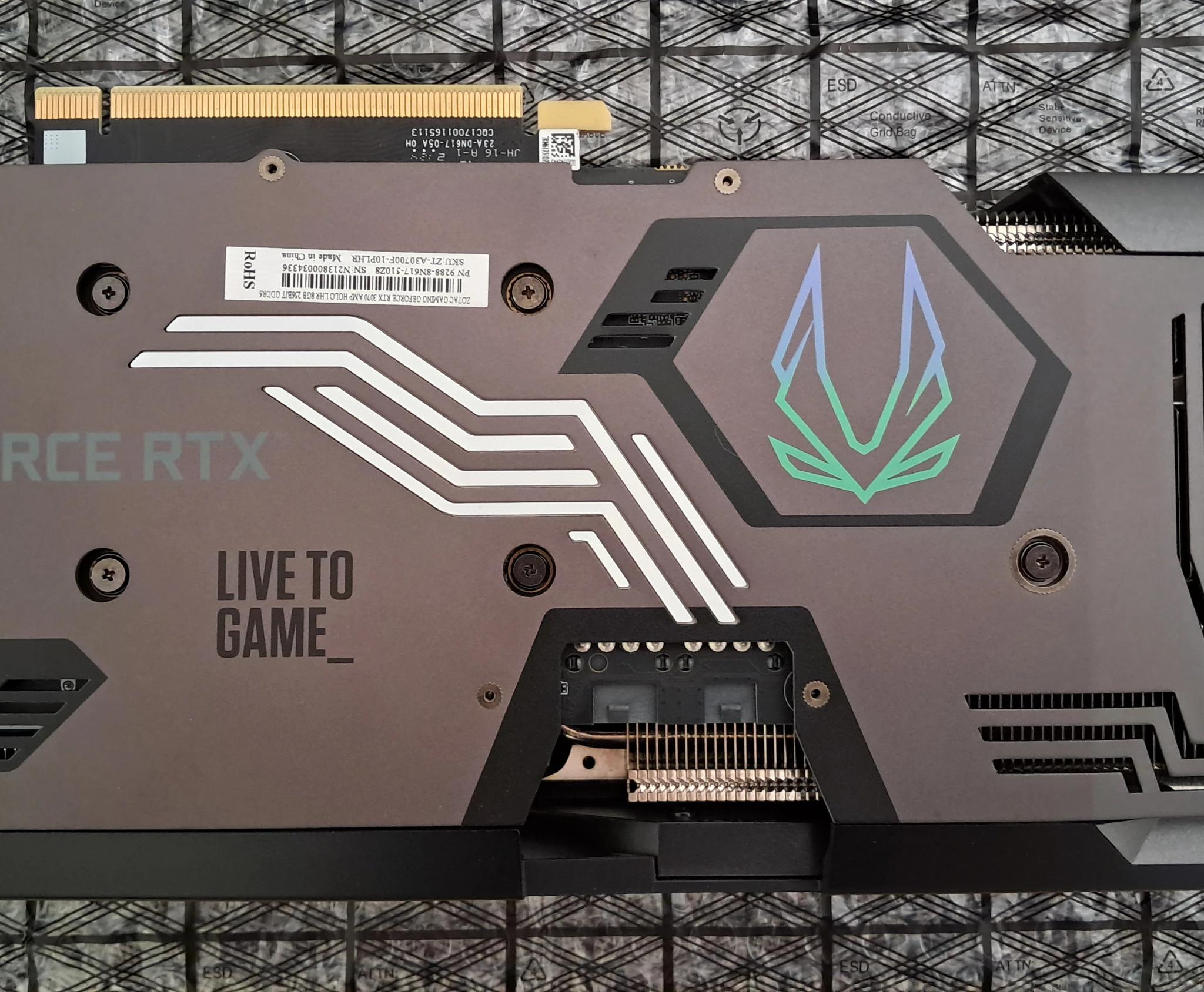 Zotac GeForce RTX 3070 AMP Holoblack