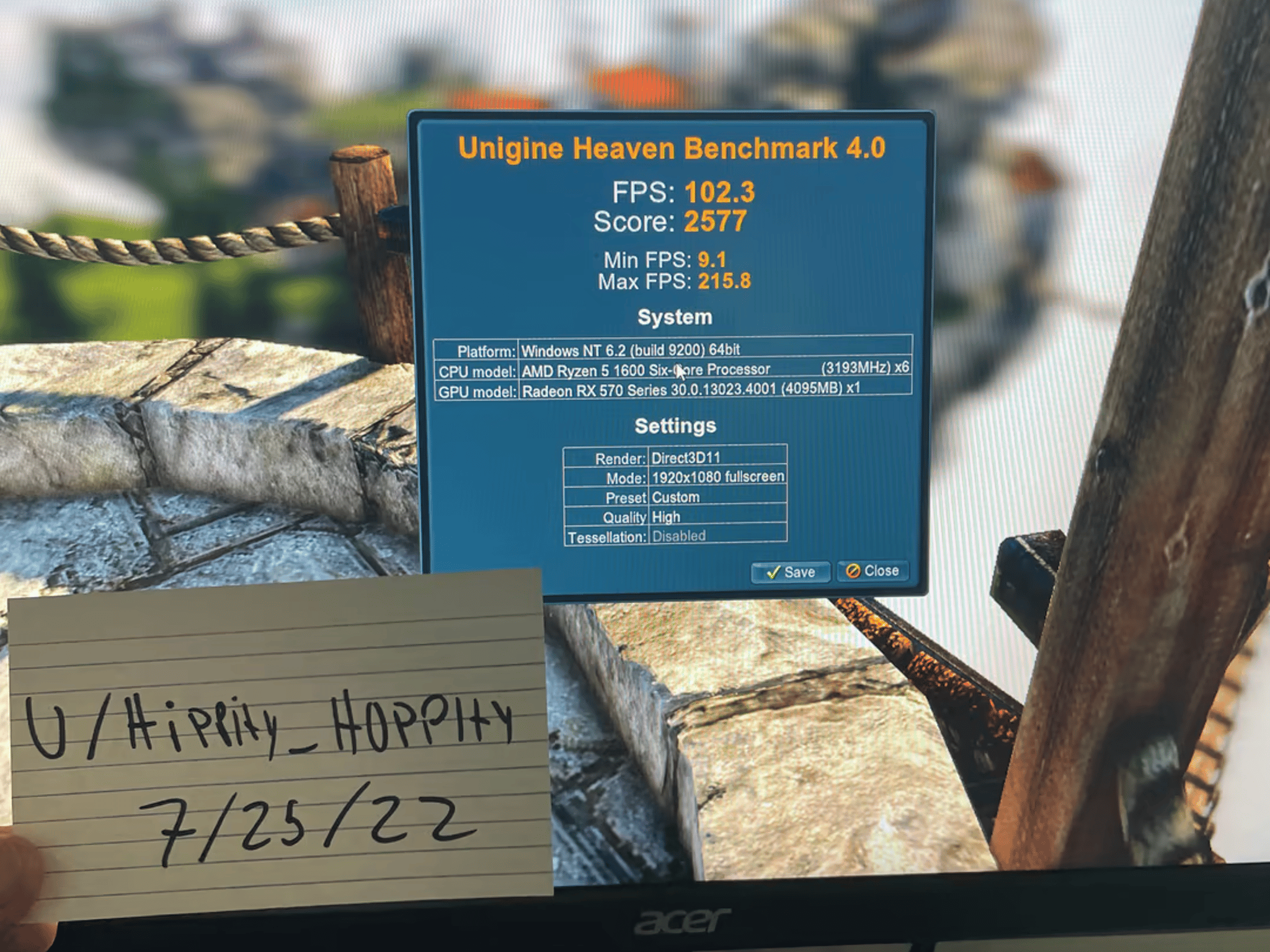 Entry-Level Gaming PC (Ryzen 5 1600 & PowerColor RX570)