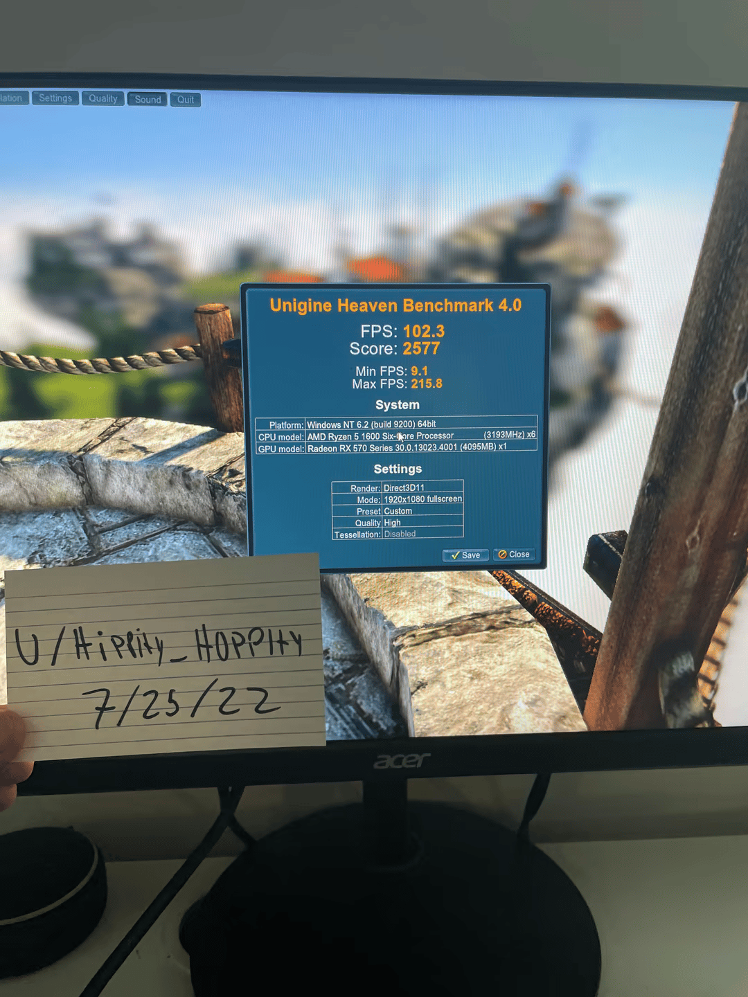 Entry-Level Gaming PC (Ryzen 5 1600 & PowerColor RX570)