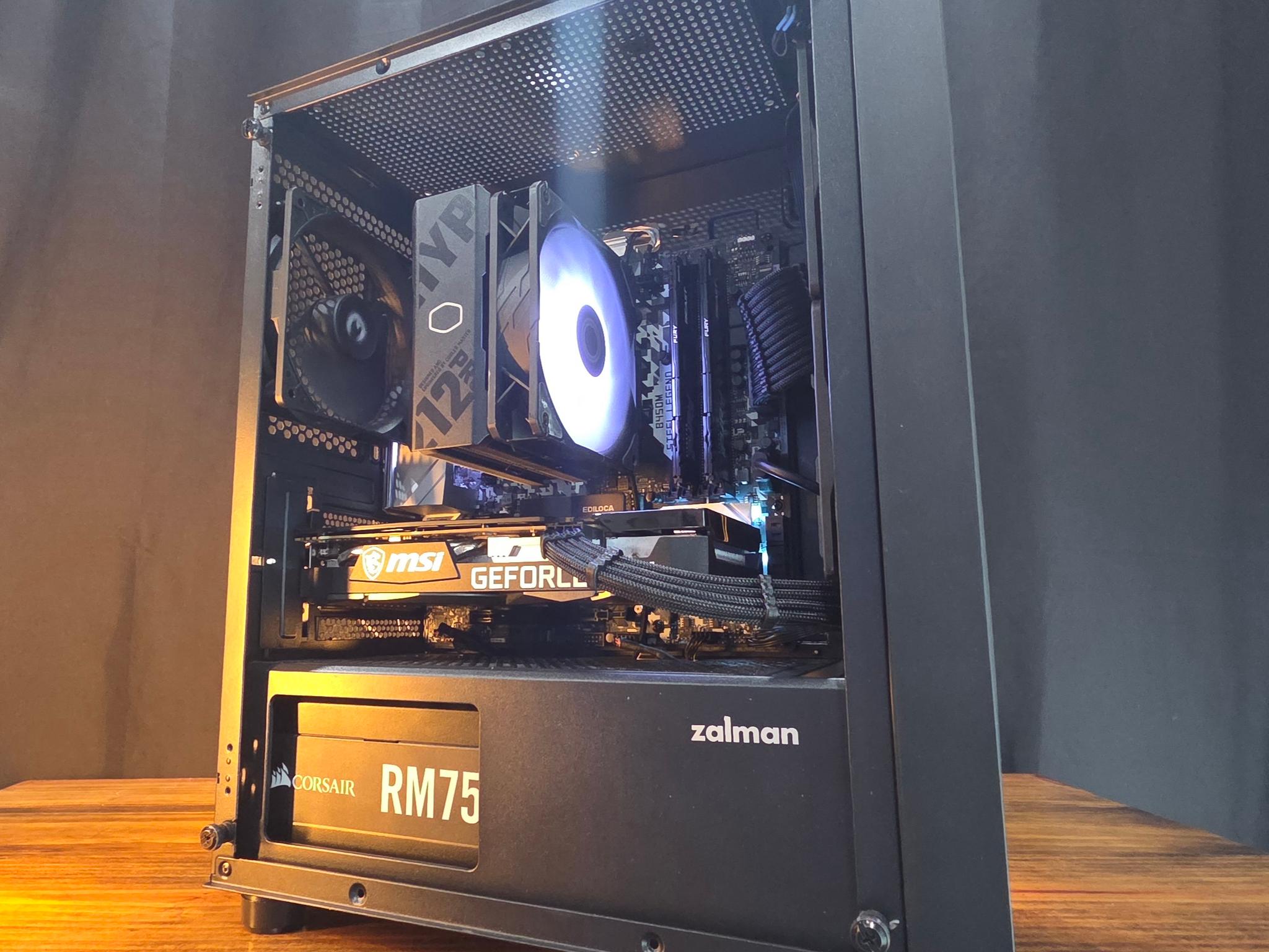 VOLT V1.0 — AMD Ryzen 5 5600G | RTX 3060 12GB | 16GB DDR4 | 512GB NVMe — Compact Gaming PC