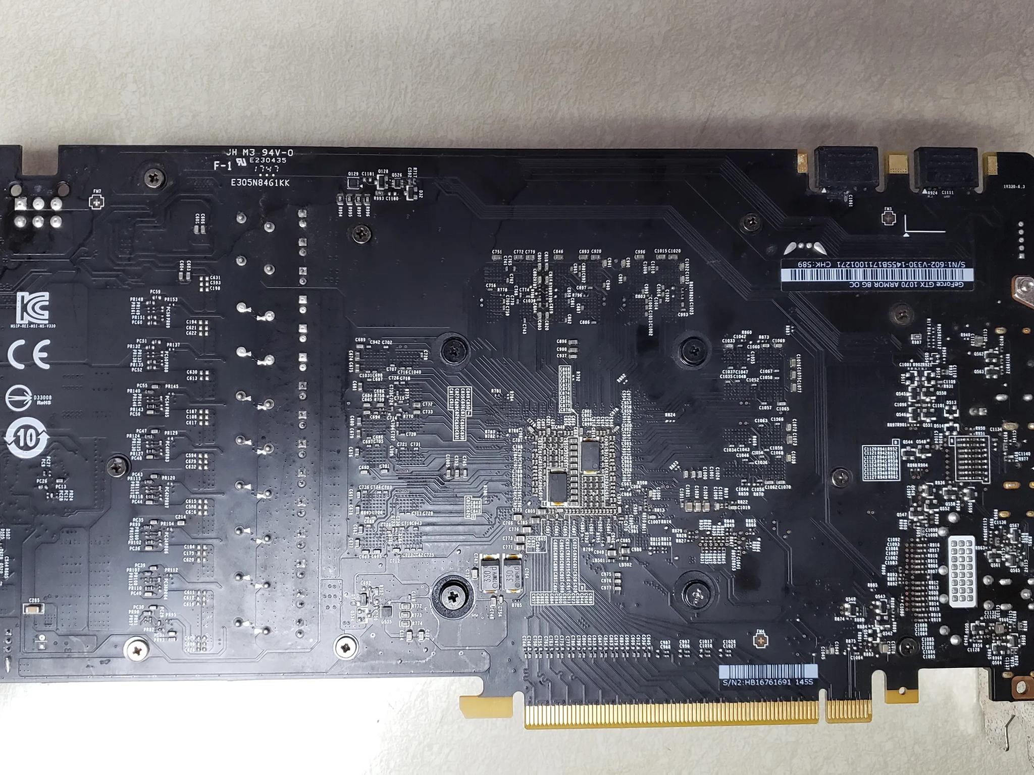 MSi GTX 1070 8 OC
