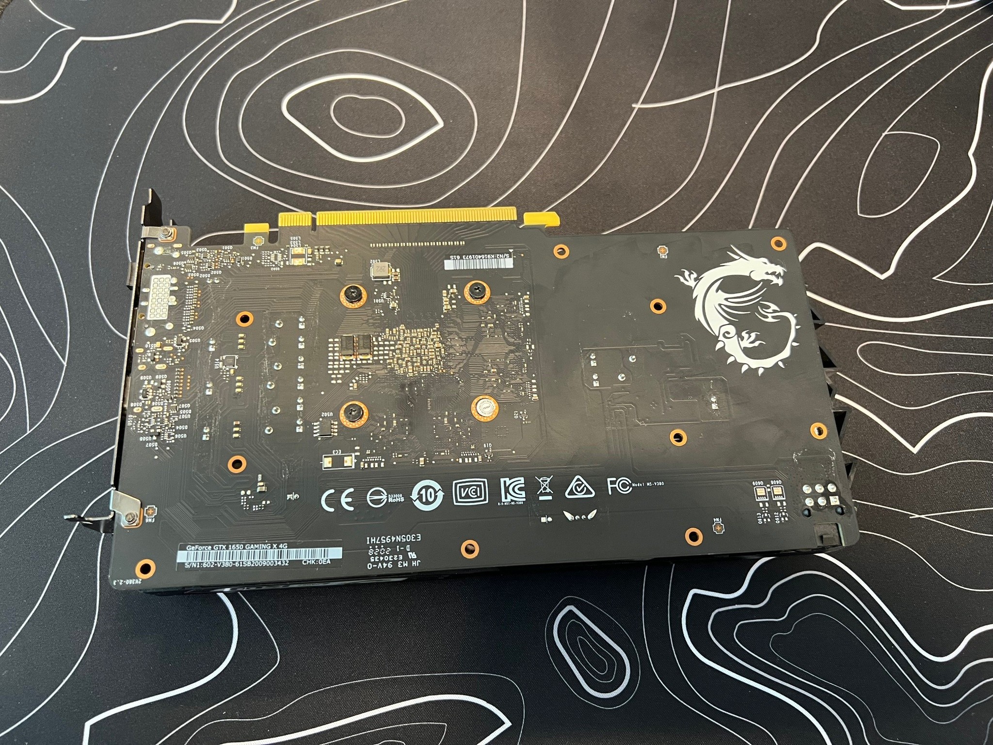 GeForce GTX 1650 4GB MSI GAMING X