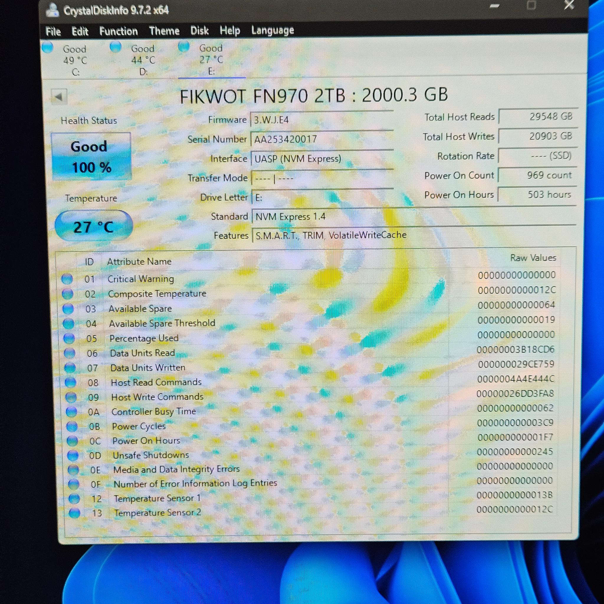 Fikwot FN 970 2TB with heatsink