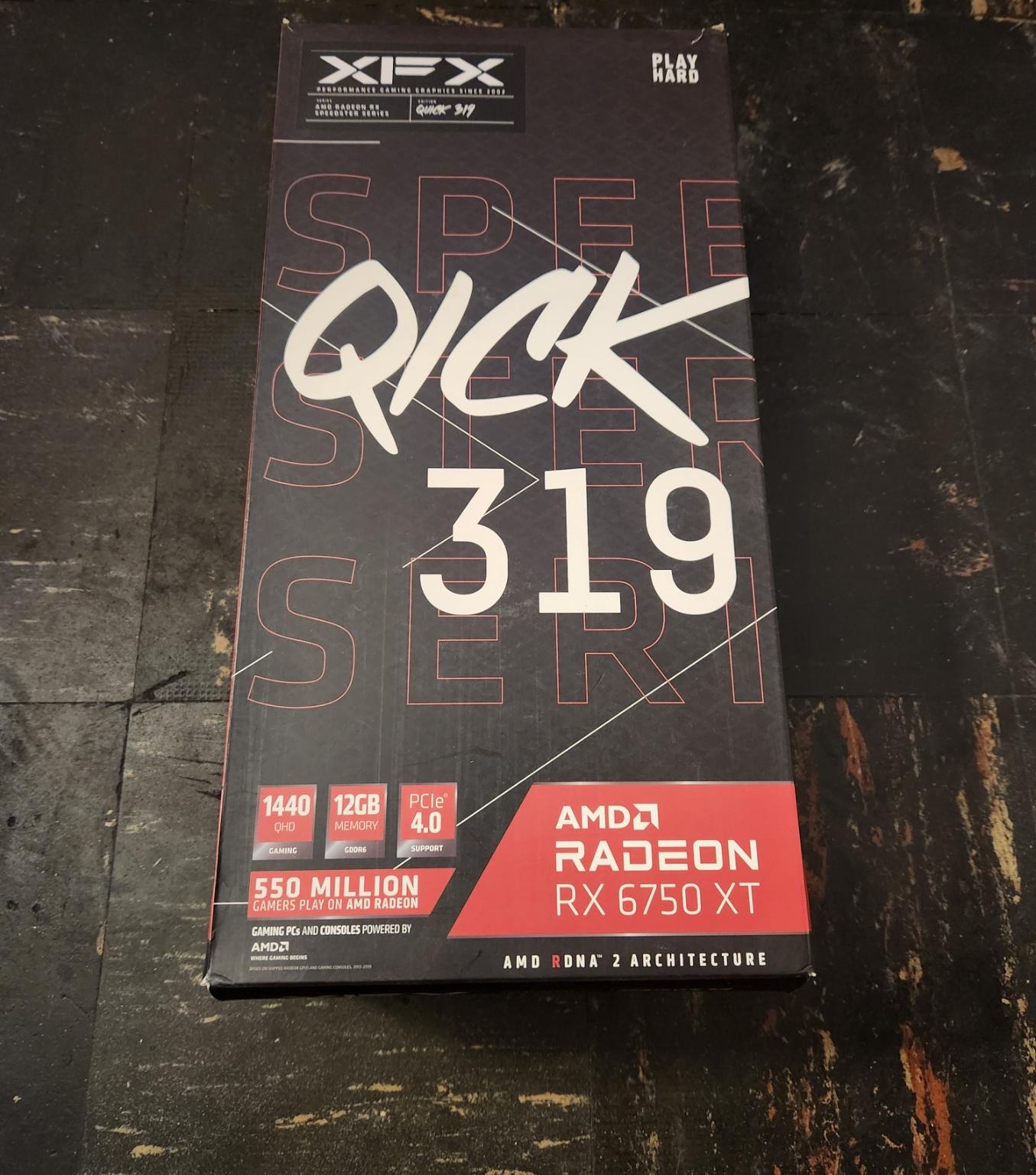 XFX Speedster QICK 319 Core Radeon RX 6750 XT