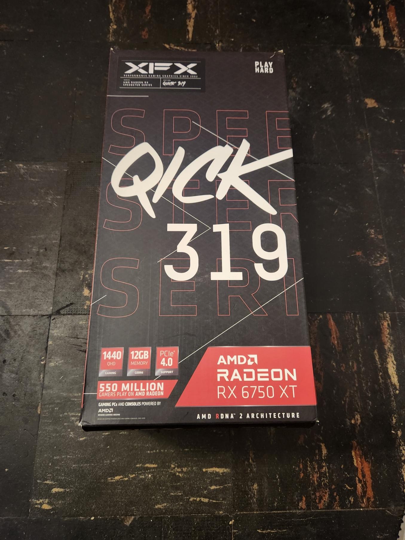 XFX Speedster QICK 319 Core Radeon RX 6750 XT