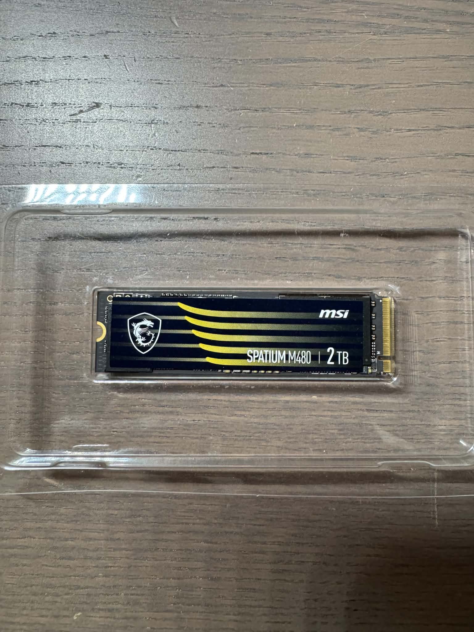 MSI SPATIUM M480 2TB PCIe 4.0 NVMe M.2 2280 Internal SSD 7000 MB/s