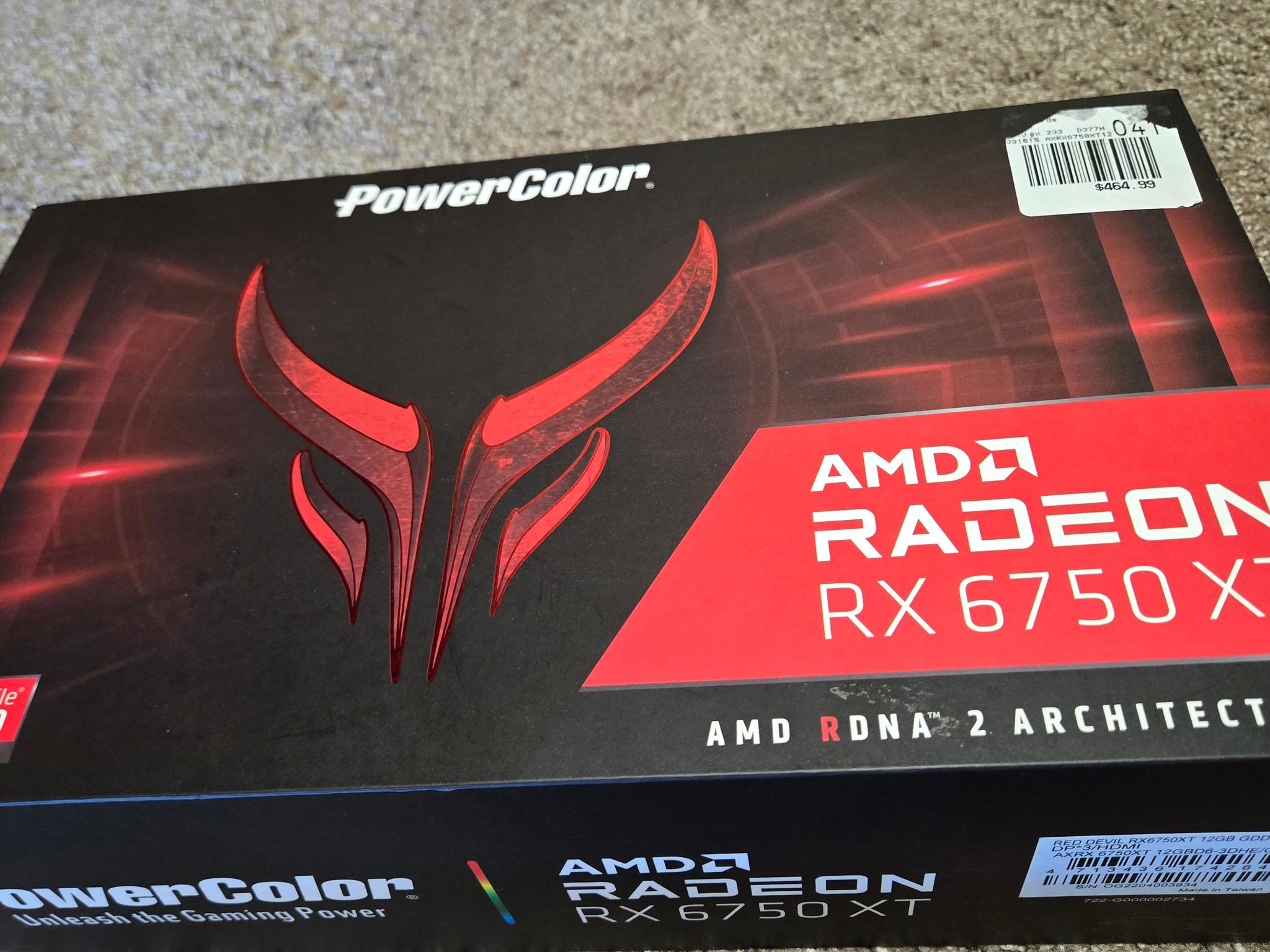 PowerColor Red Devil Radeon RX 6750 XT
