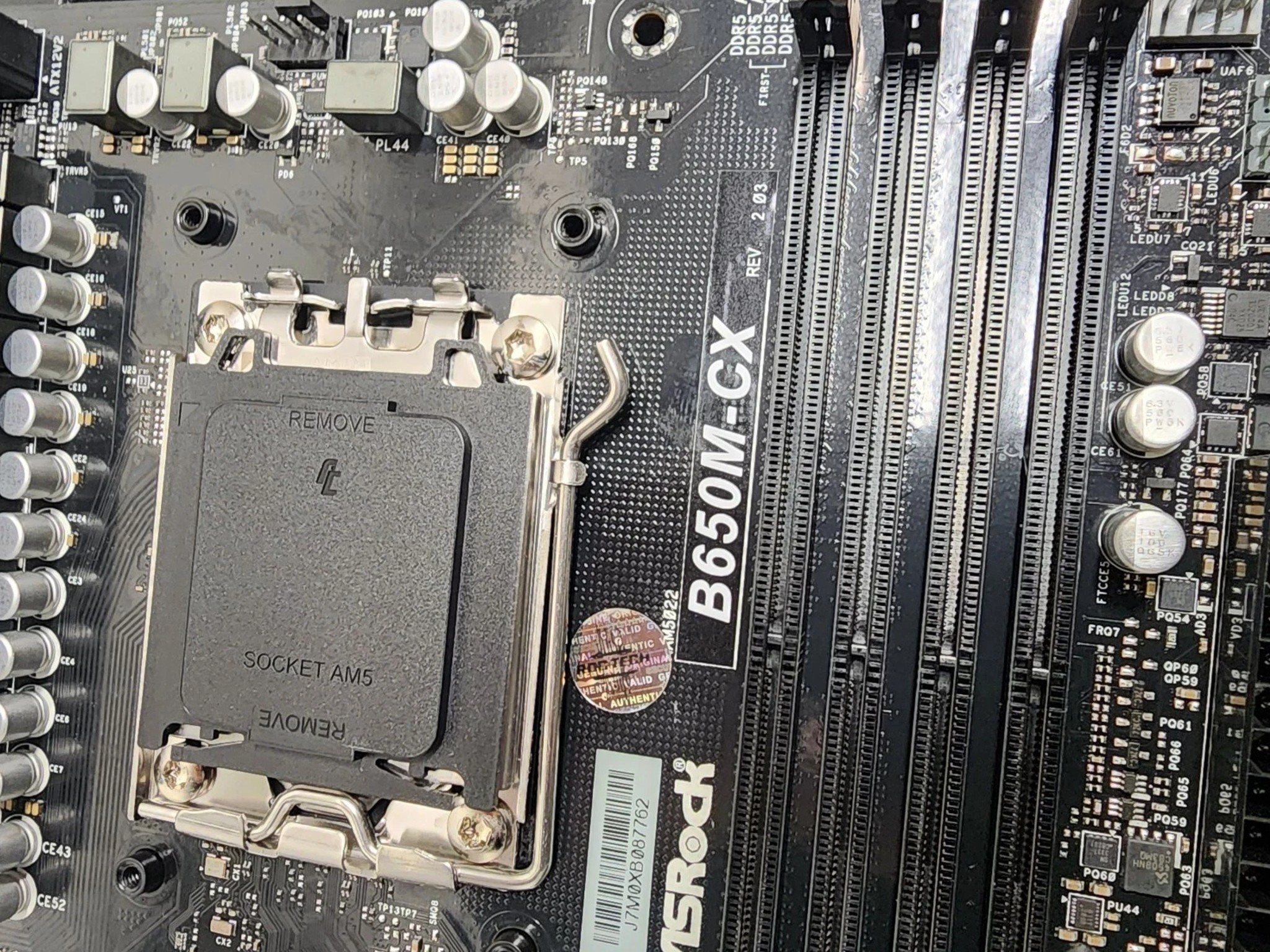 ASRock B650M-CX REV 2.0 WIFI AM5 DDR5 MATX Motherboard