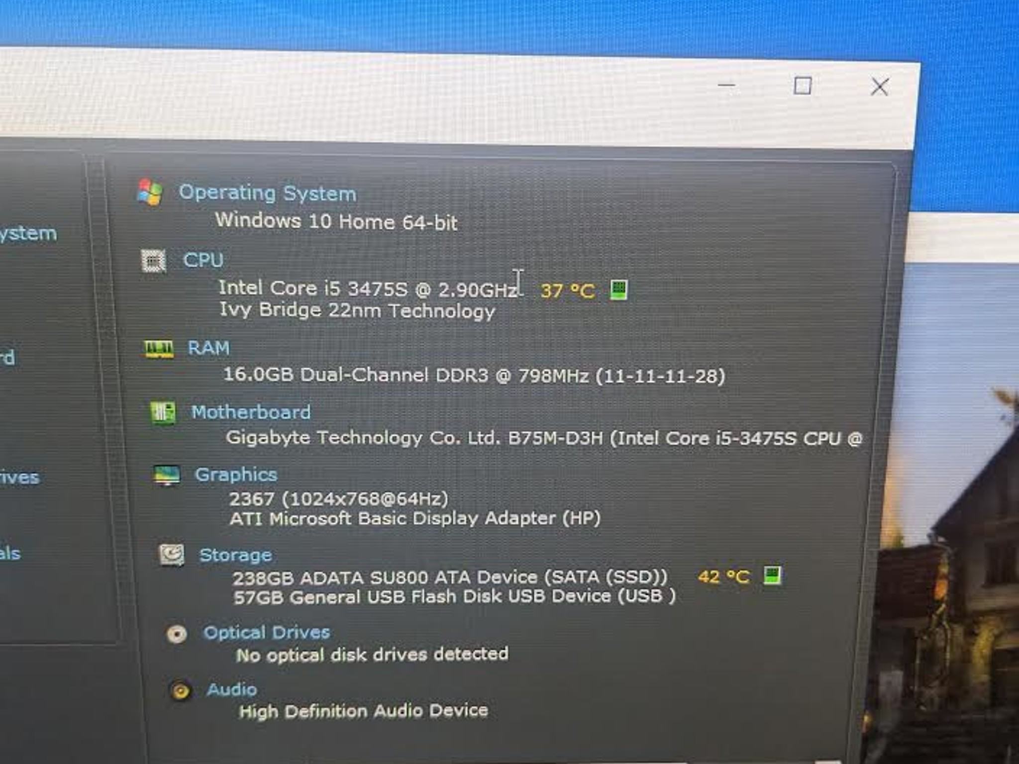 Custom Built PC - i5 3rd Gen, 16GB RAM, R9 350 2GB, 240GB SSD, Wifi