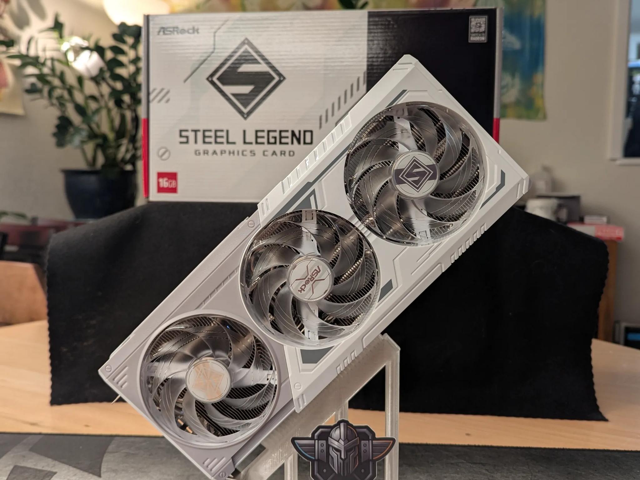 ⚪ ASRock RX 9070 XT Steel Legend – 16GB GDDR6 | White Triple-Fan RDNA 4 Beast 🧊